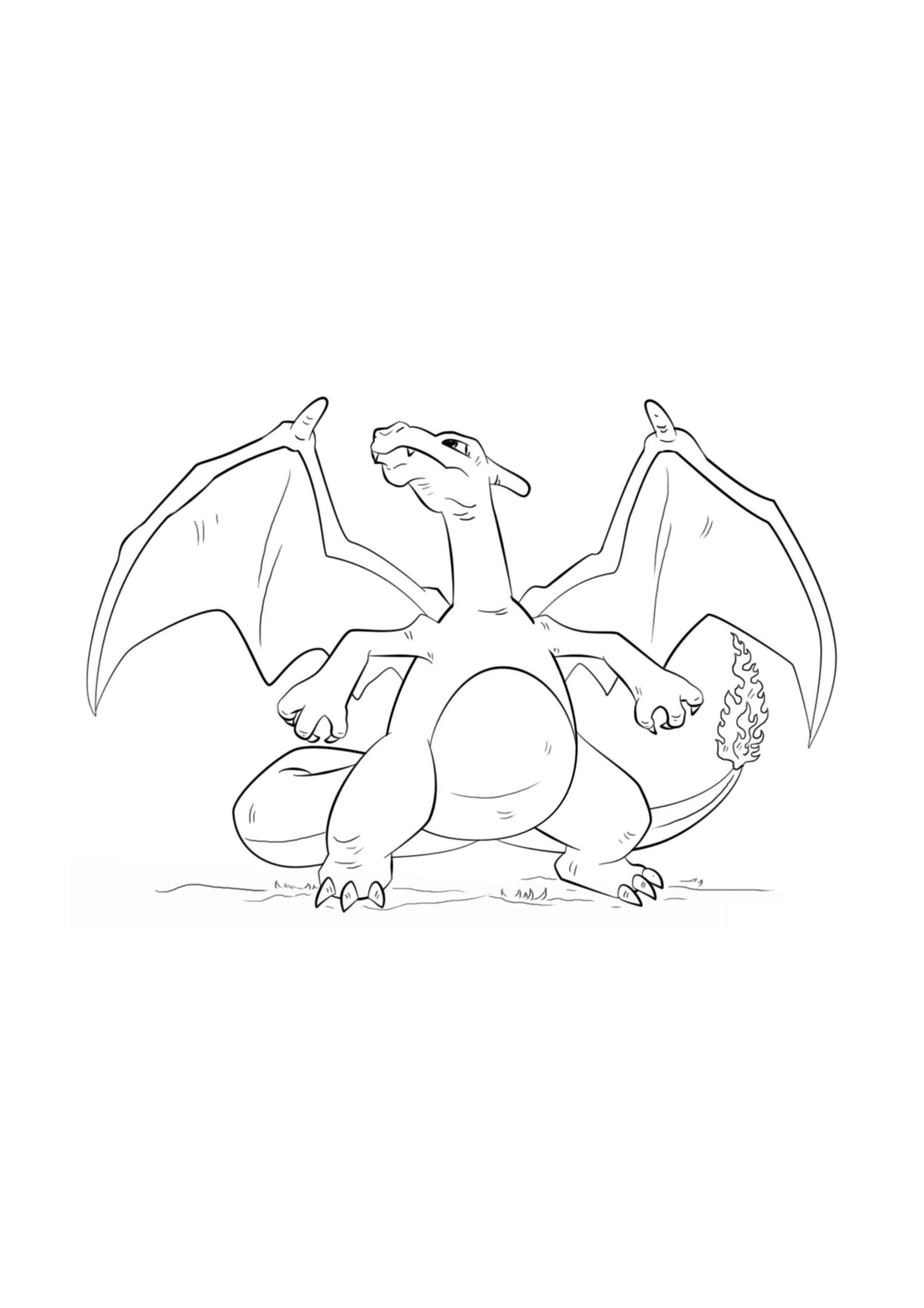 charizard pokemon coloring pages