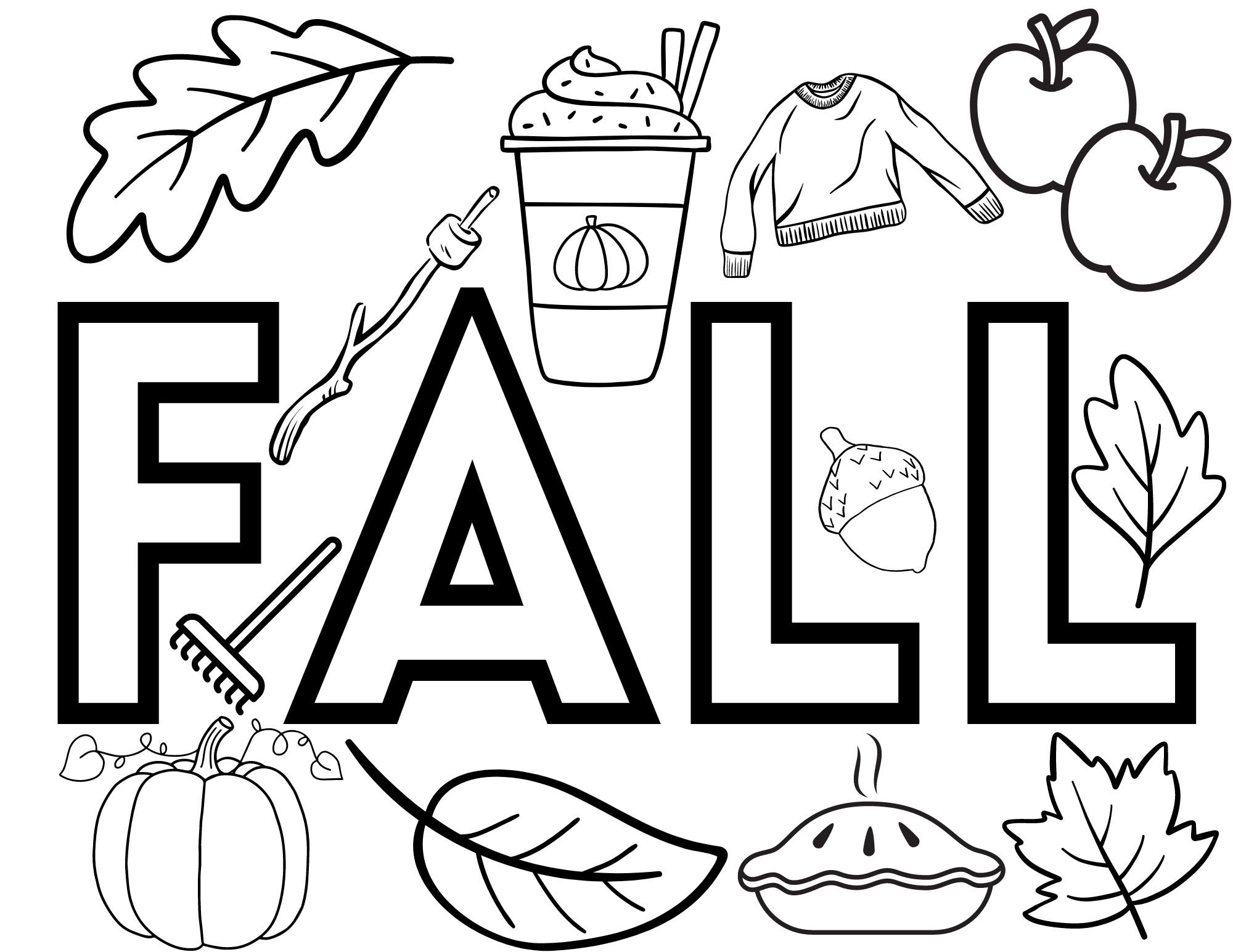 free printable fall coloring pages free printable fall coloring pages