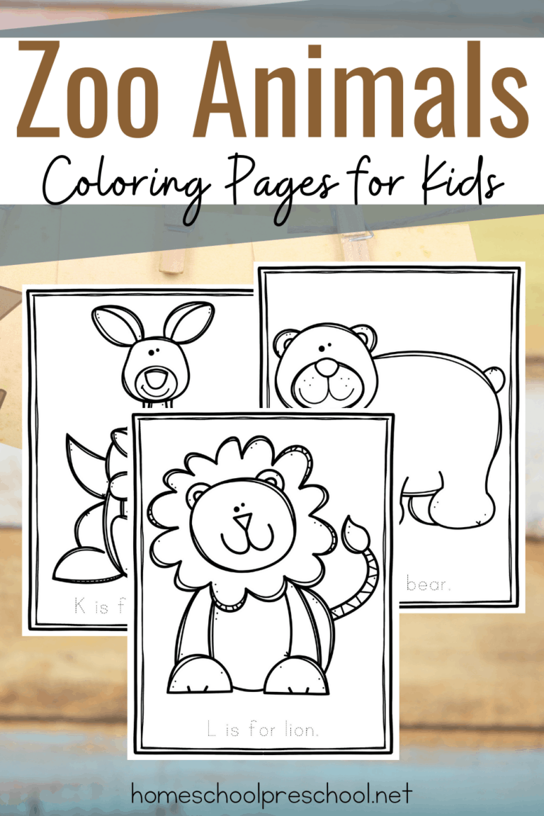 zoo animal coloring sheets