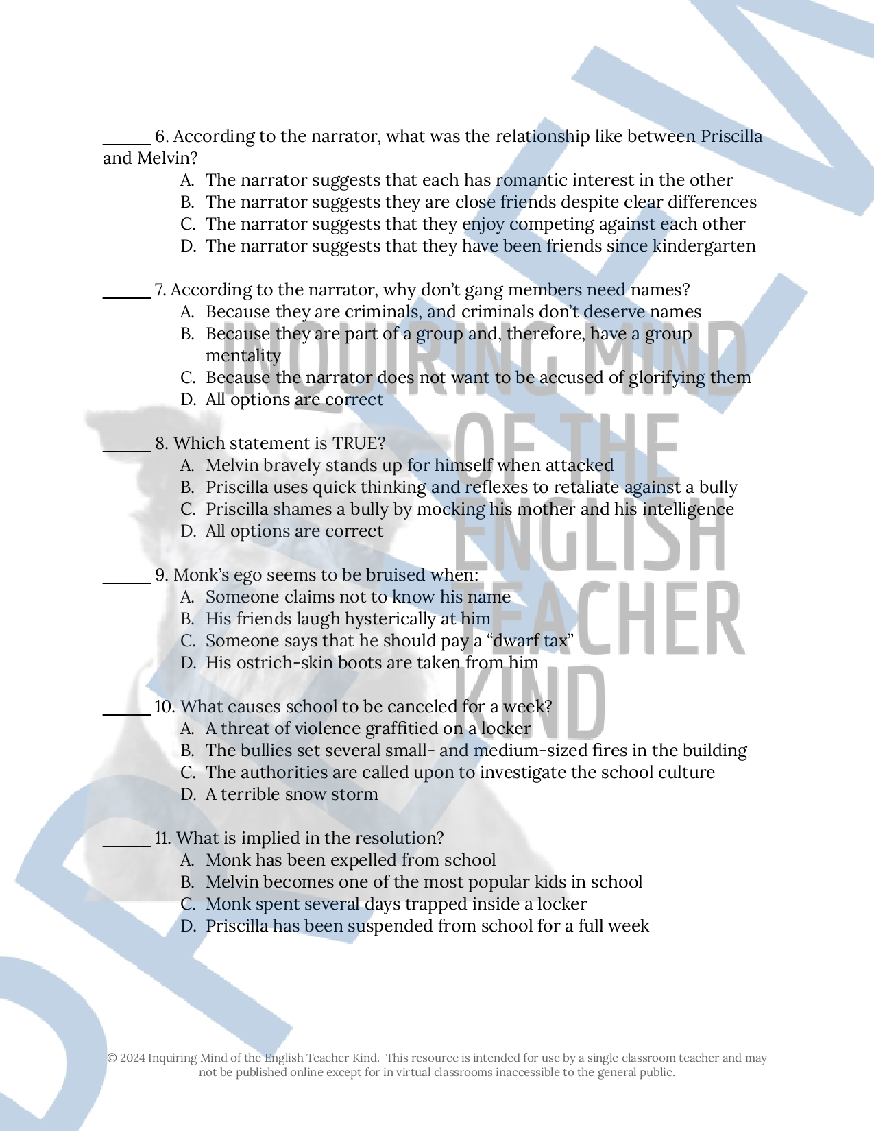 monk's title crossword clue