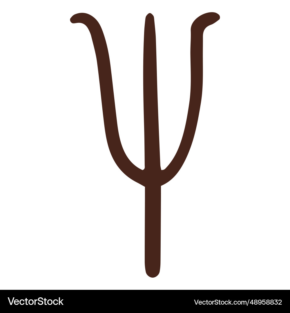 Psi Greek Letter 48958832 Royalty Free Vector VectorStock