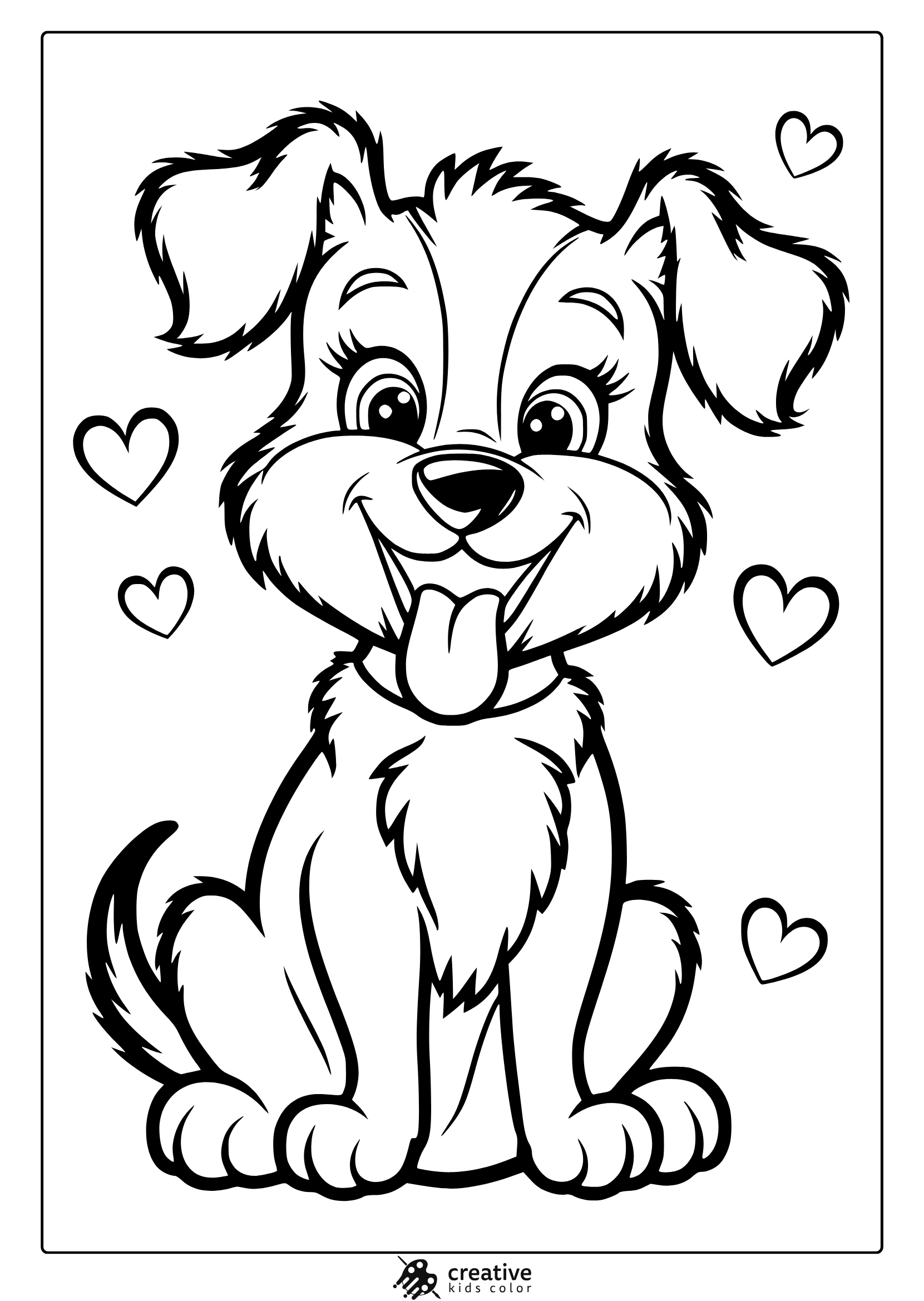 puppy dog coloring pages