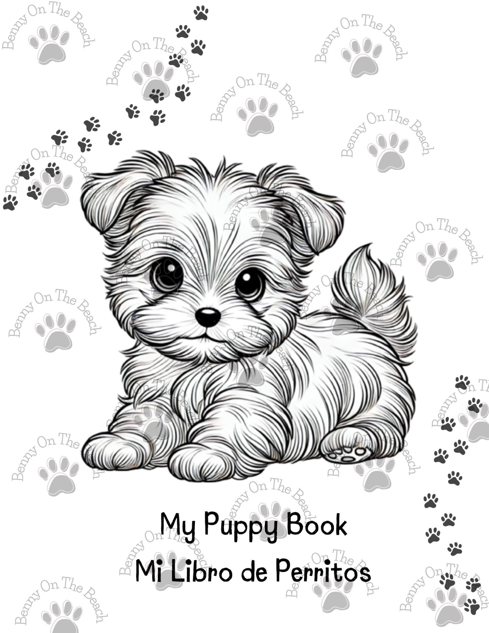Puppy Coloring Pages For Kids 20 Printable PDF Pages Digital Download Etsy