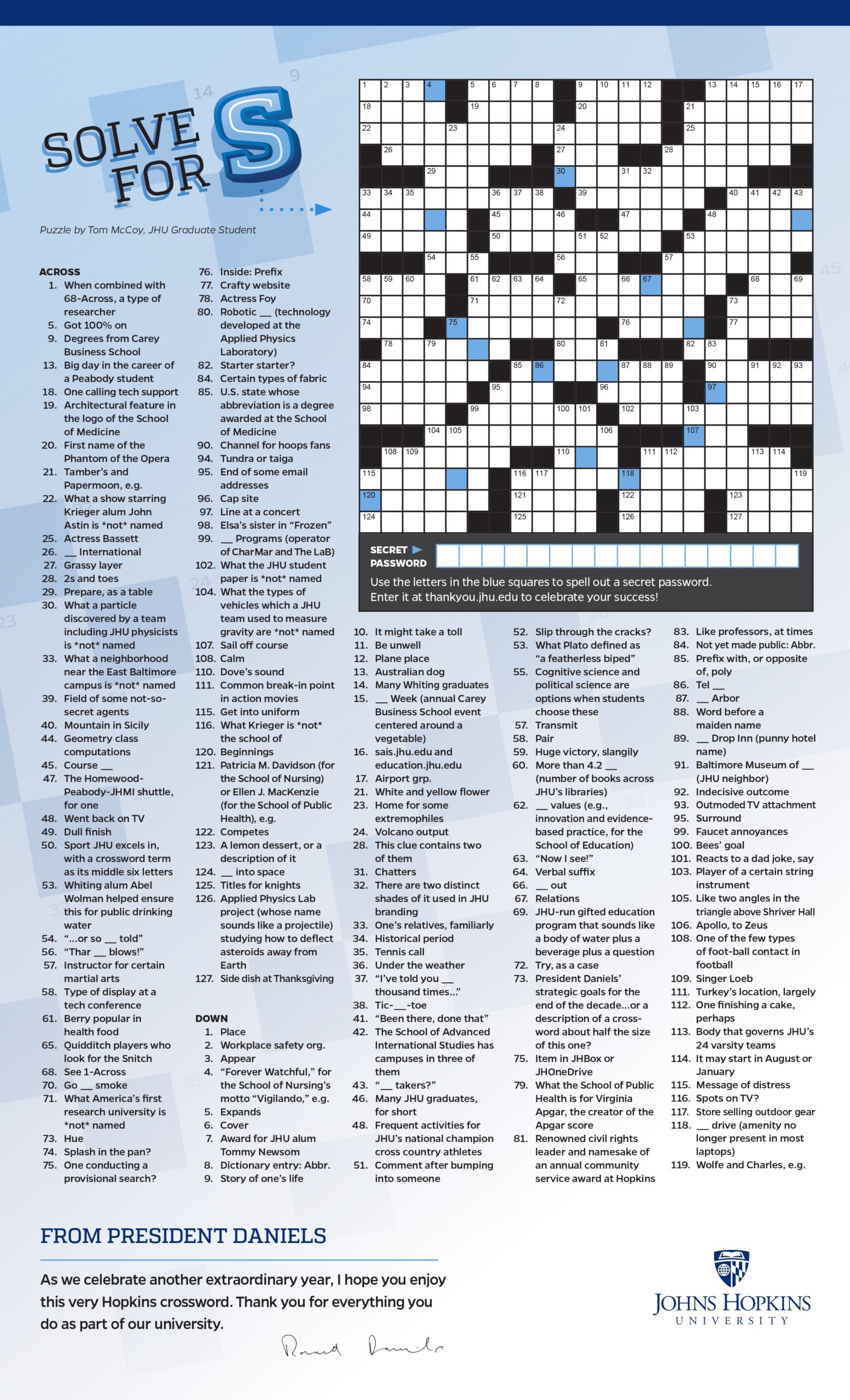 appearing to be crossword clue