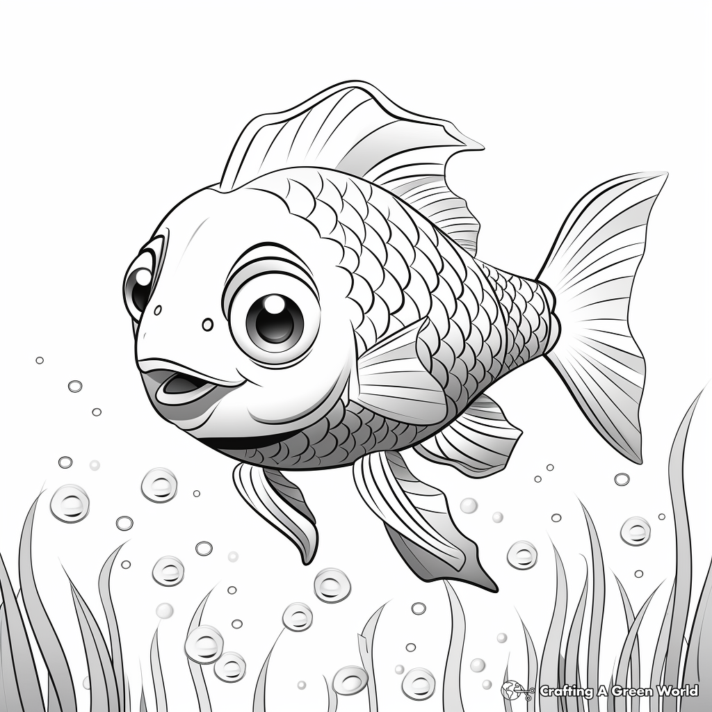Rainbow Fish Coloring Pages Free Printable Rainbow Fish Coloring Pages Free Printable