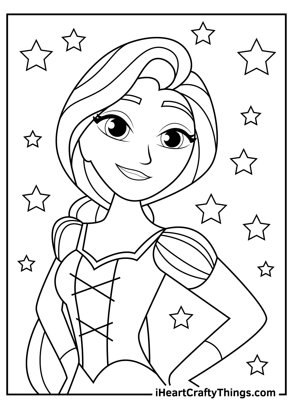 Rapunzel Tangled Coloring Pages 30 Free Printable PDFs