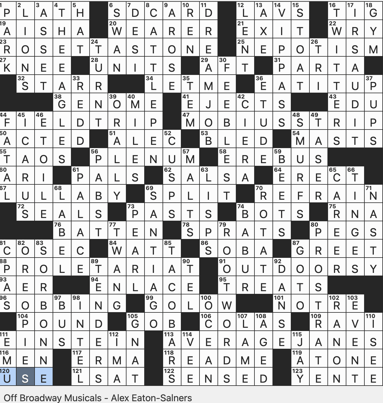 Rex Parker Does The NYT Crossword Puzzle 2025