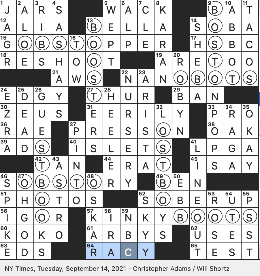 Rex Parker Does The NYT Crossword Puzzle Kaplan Of Indie Rock s Yo La Tengo TUE 9 14 21 Ward Old Political Operative Intl Financial Giant Headquartered In London Everlasting Candy