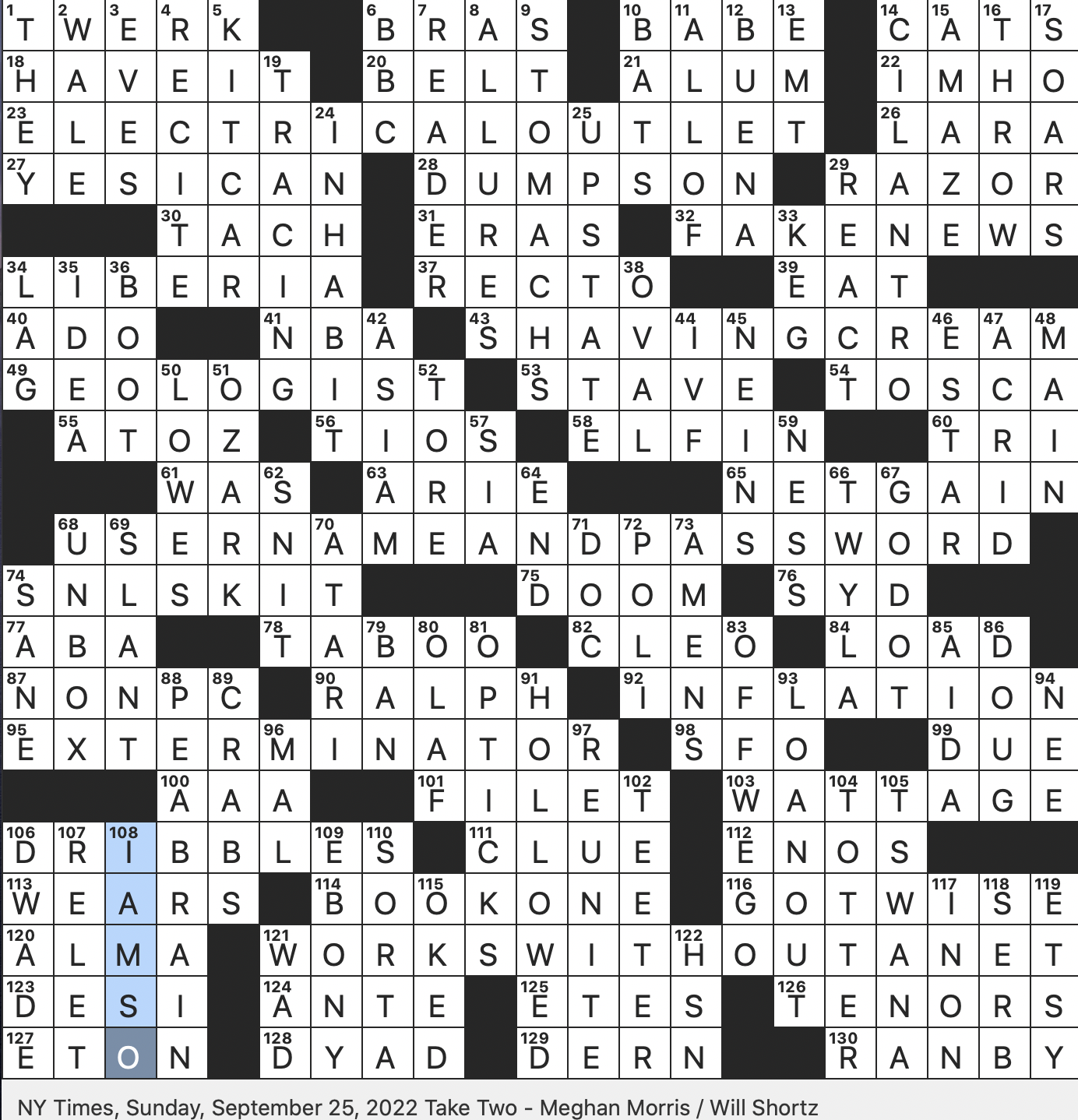 in unison crossword clue