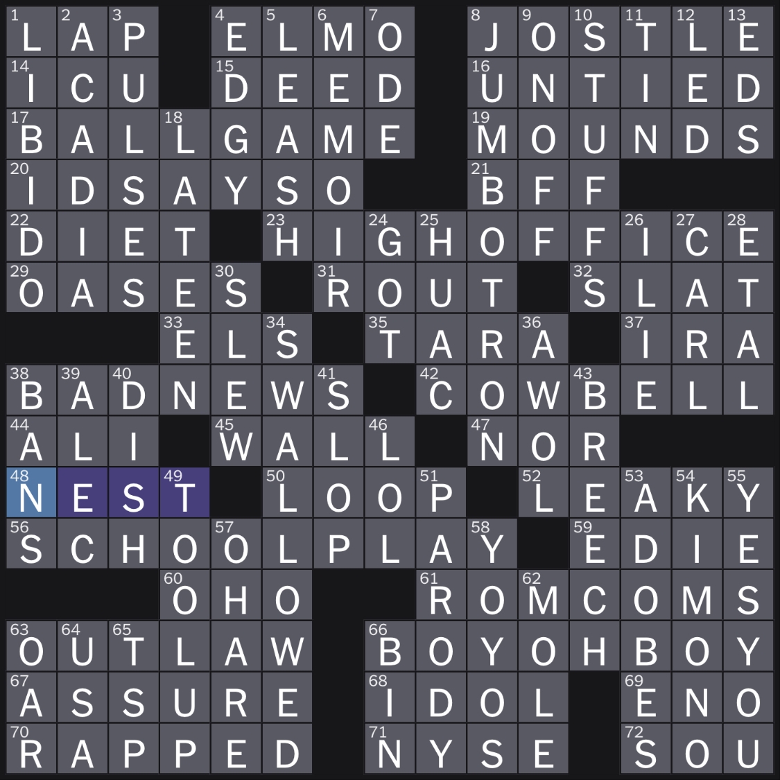 tiny amount crossword clue