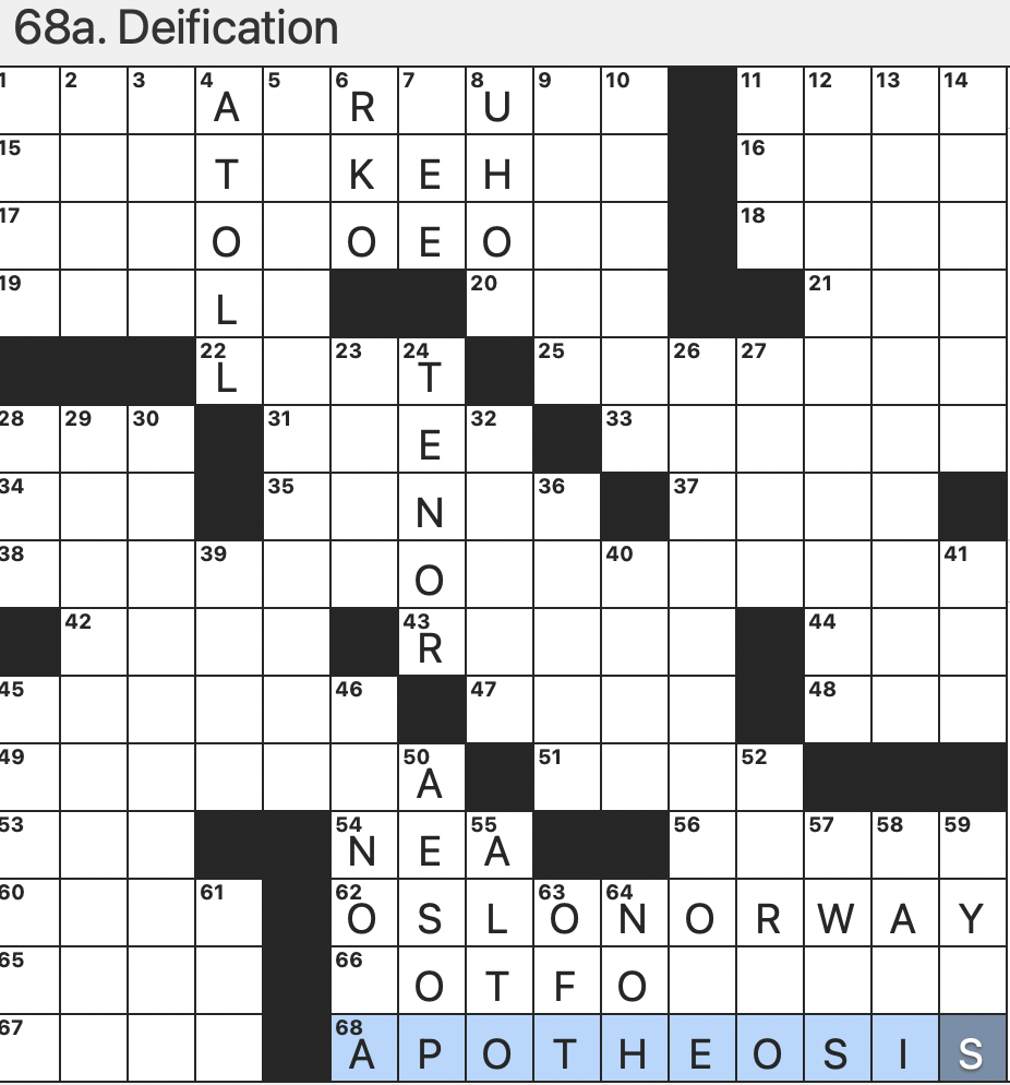 Rex Parker Does The NYT Crossword Puzzle Sitcom Joke Involving A Change In Setting FRI 4 28 23 Sexy Selfie Posted On Social Media In Lingo Sactown s Locale Literary Stand in