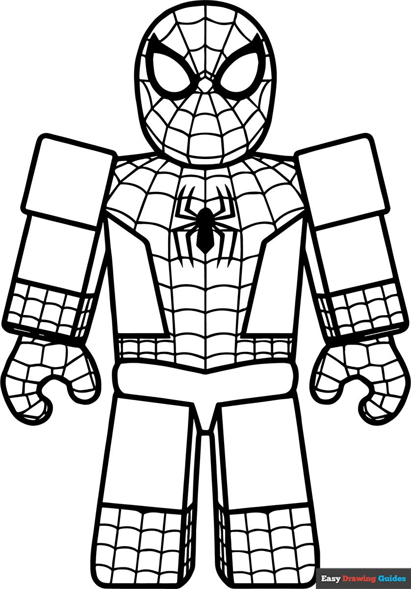 free printable spiderman coloring pages