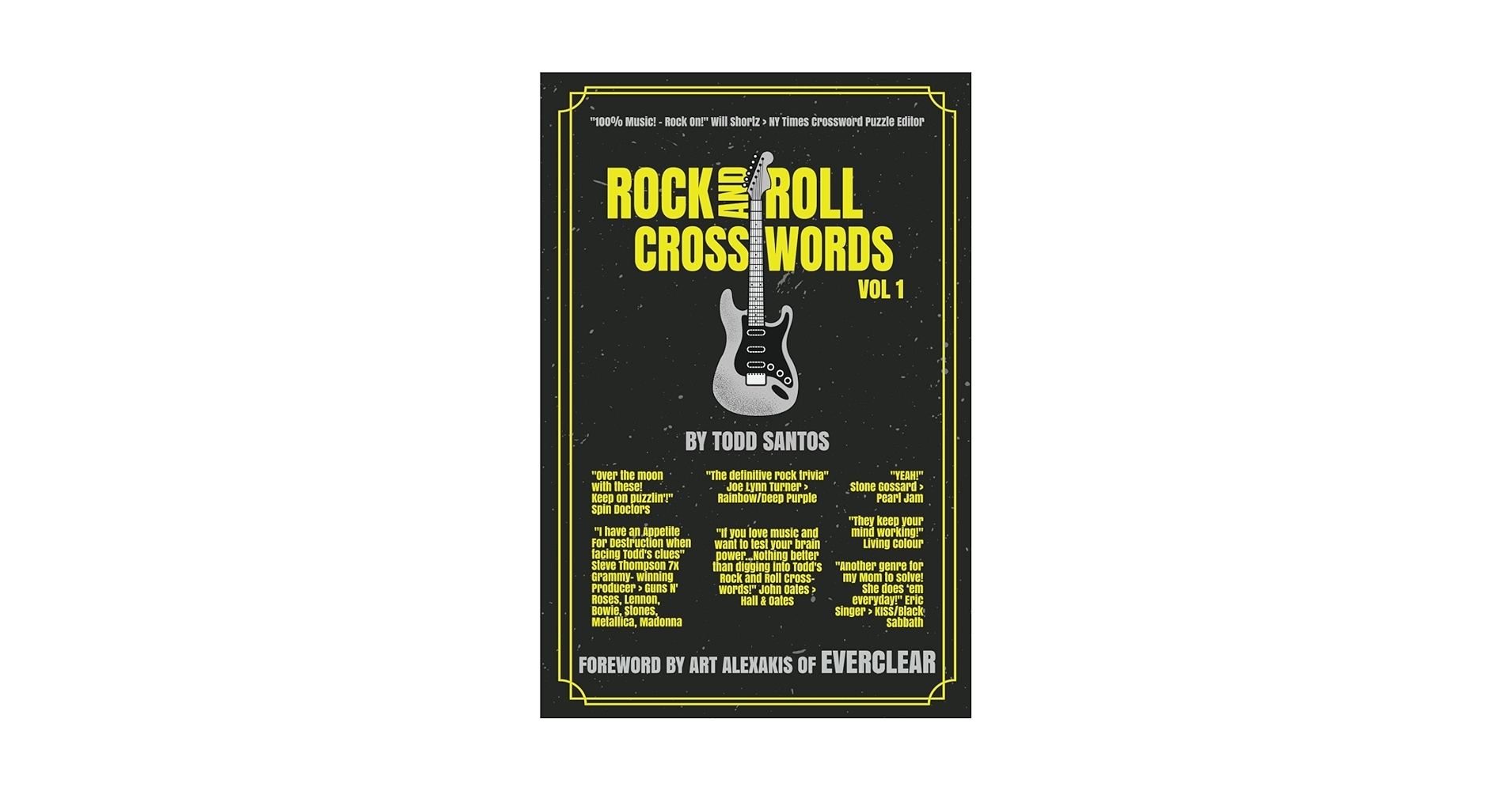 Rock And Roll Crosswords Vol 1 B W Pics 100 Music Rock On Will Shortz NYTimes Crossword Puzzle Editor The Definitive Rock Trivia Santos Todd 9798848383379 Amazon Books