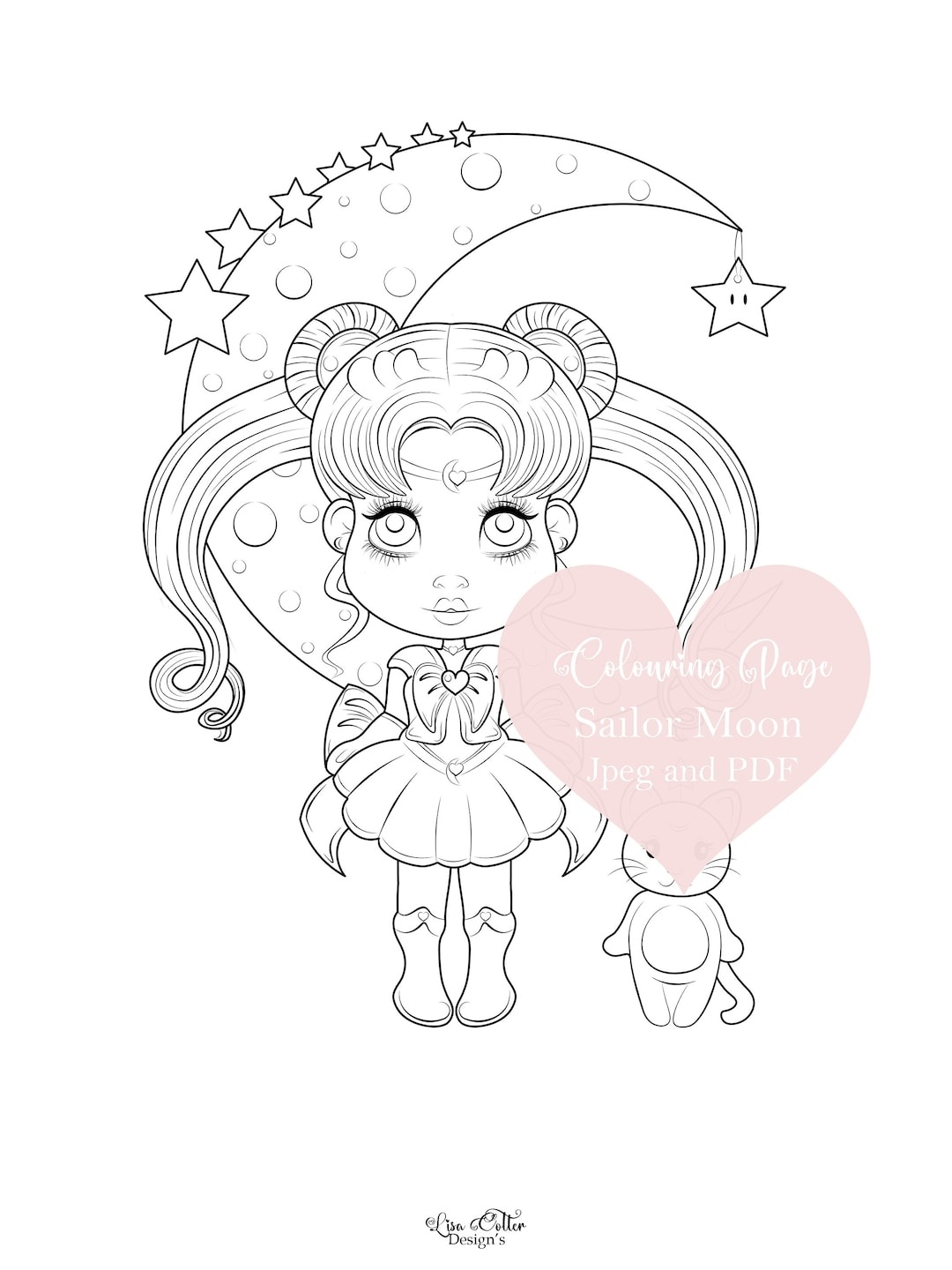 sailor moon coloring page sailor moon coloring page