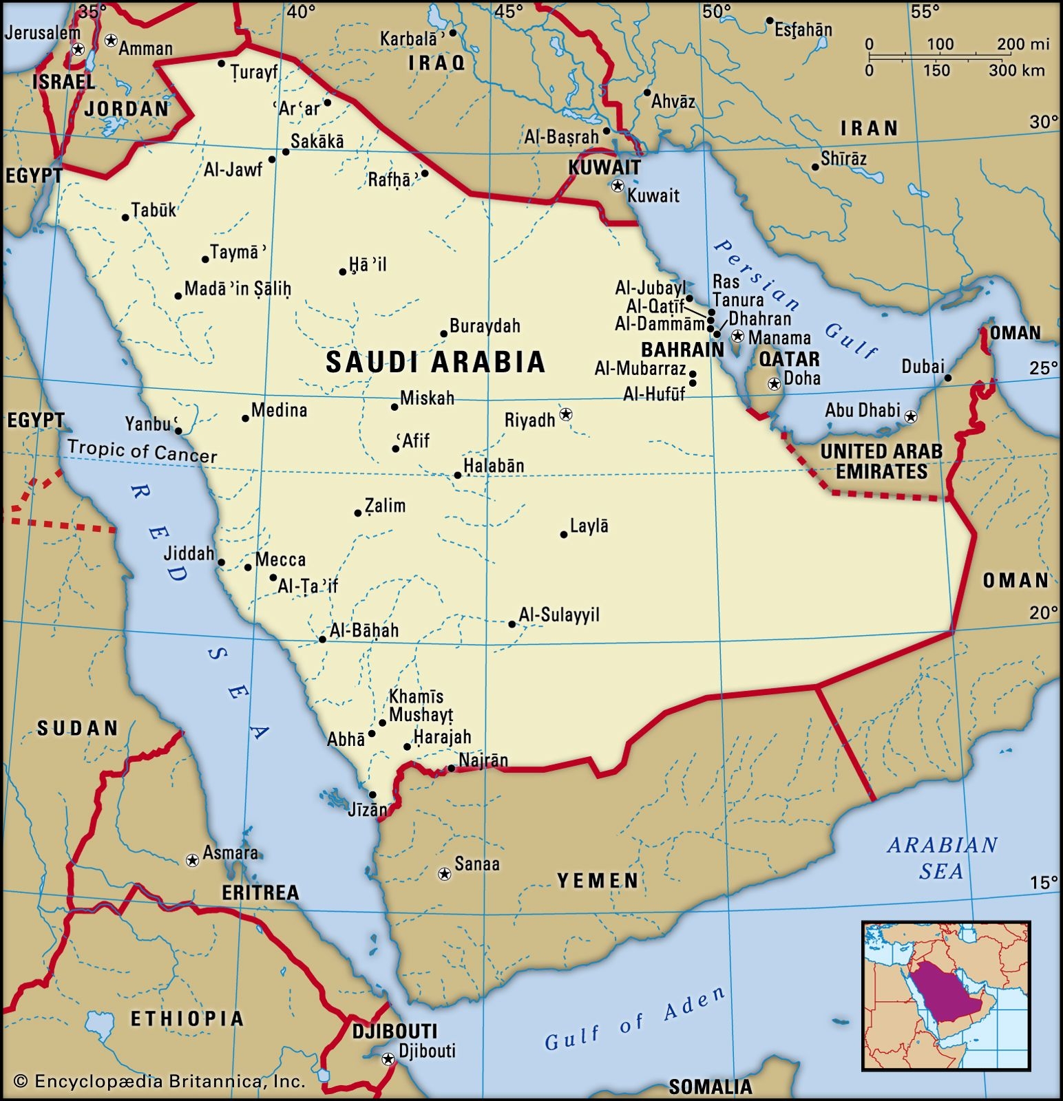 Saudi Arabia History Map Flag Capital Population Facts Britannica