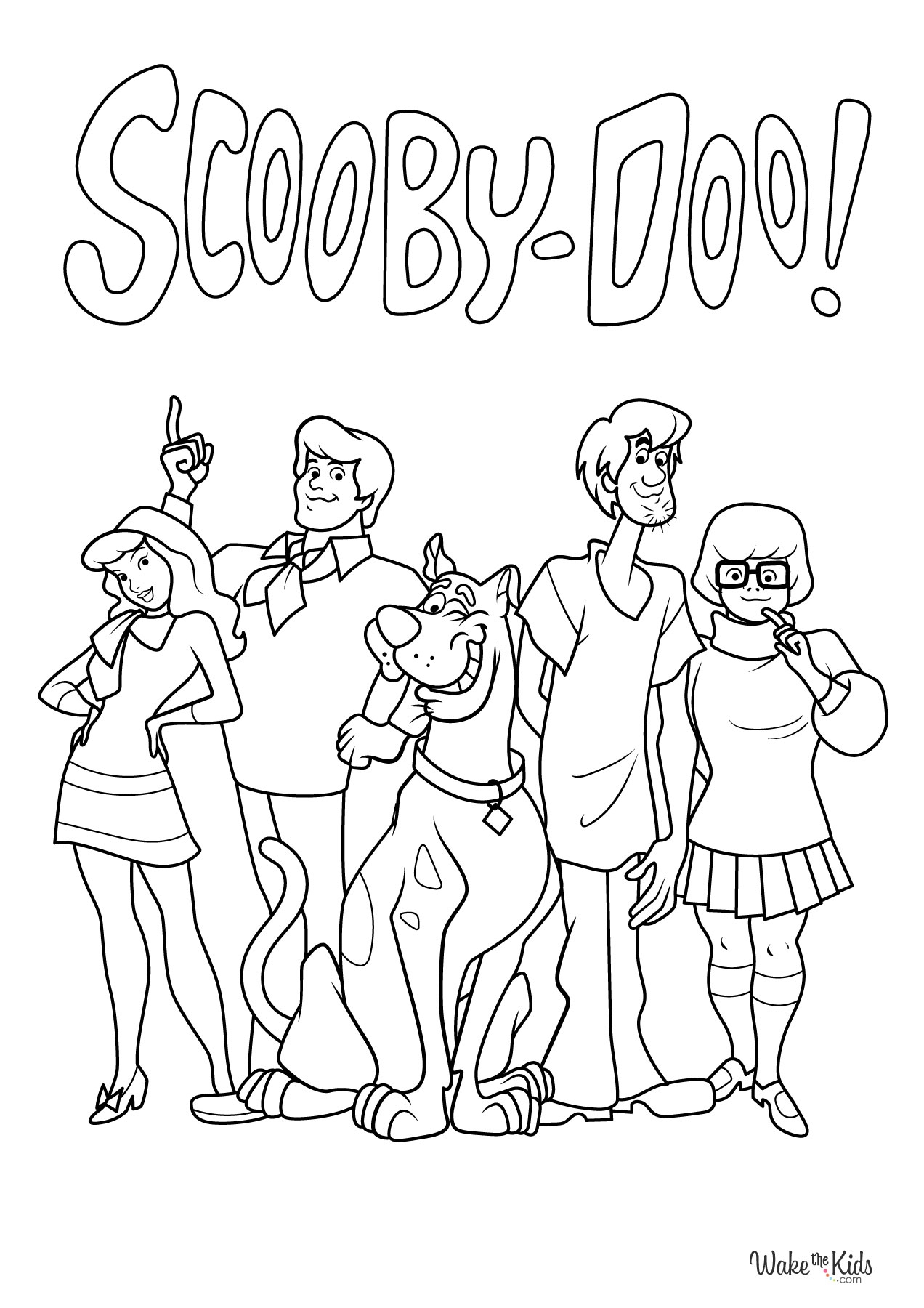 scooby doo coloring pages