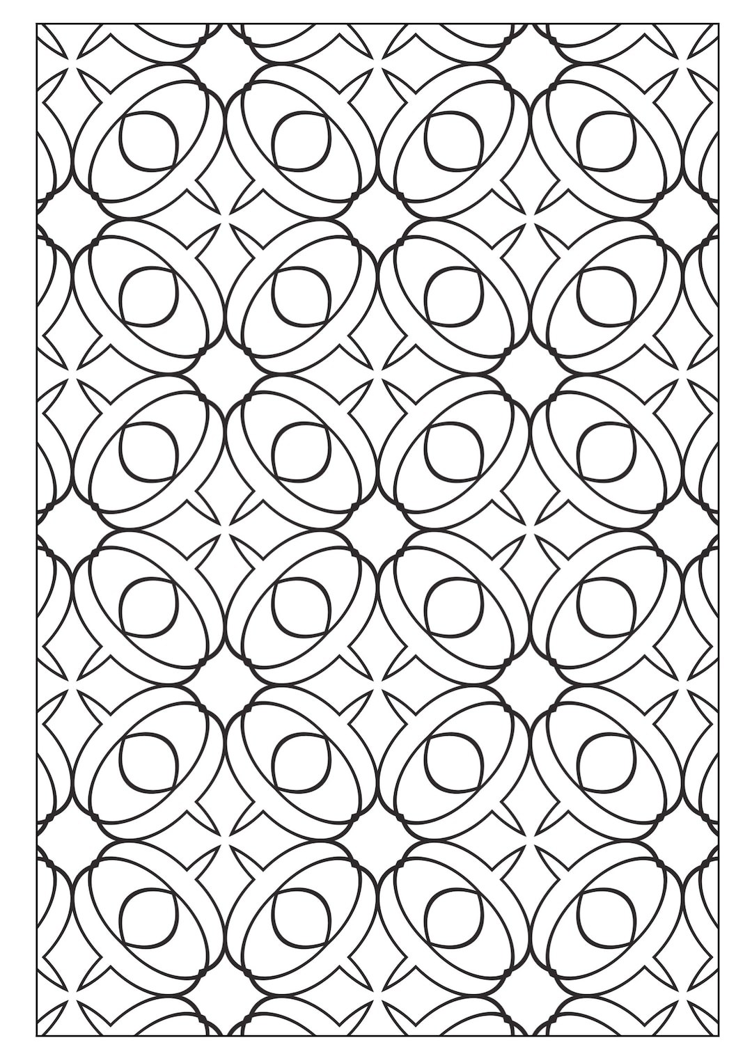 geometric design coloring pages