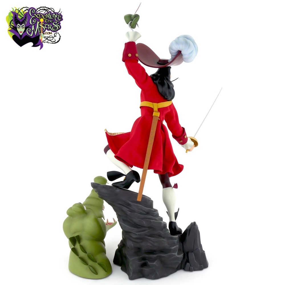 Sideshow Collectibles Disney Villains Peter Pan Premium Format Figure Limited Edition Deluxe Statue Captain Hook With Tick Tock The Crocodile Sideshow Exclusive Version ExperienceTheMistress