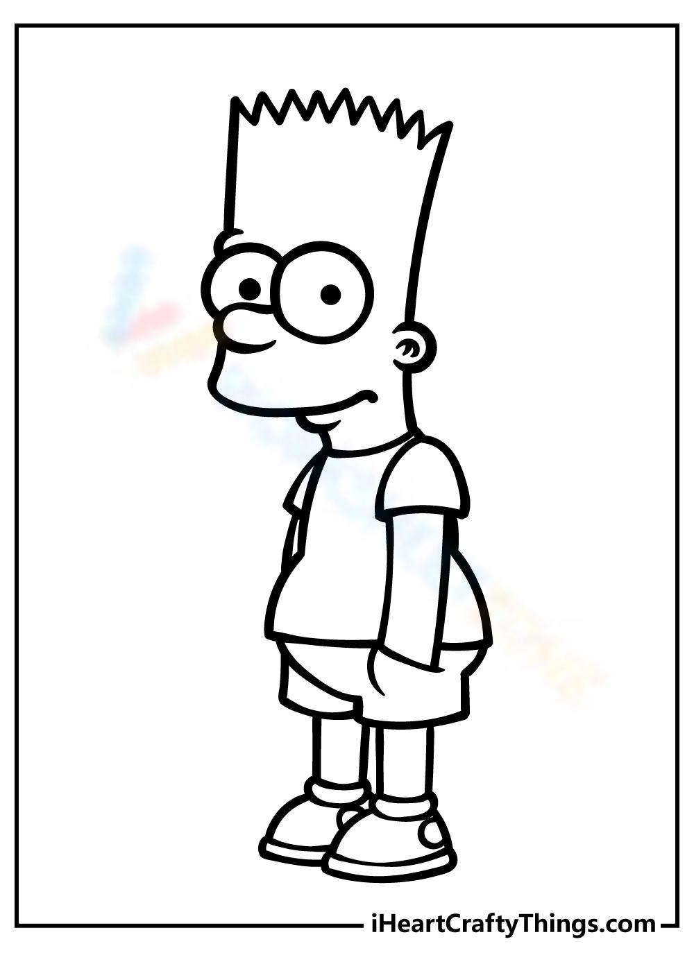 Simpsons Coloring Pages Online And Printables 