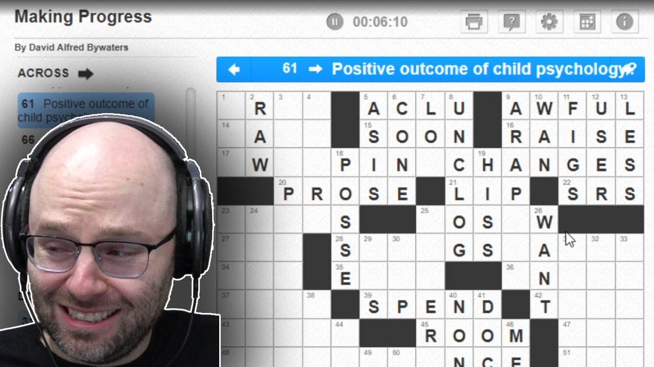 Six Letters Describes An Upset Baby Crosswords YouTube