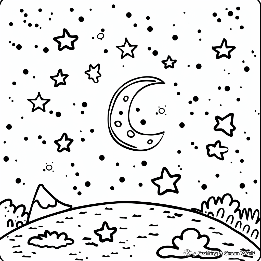 Sky Coloring Pages Free Printable 
