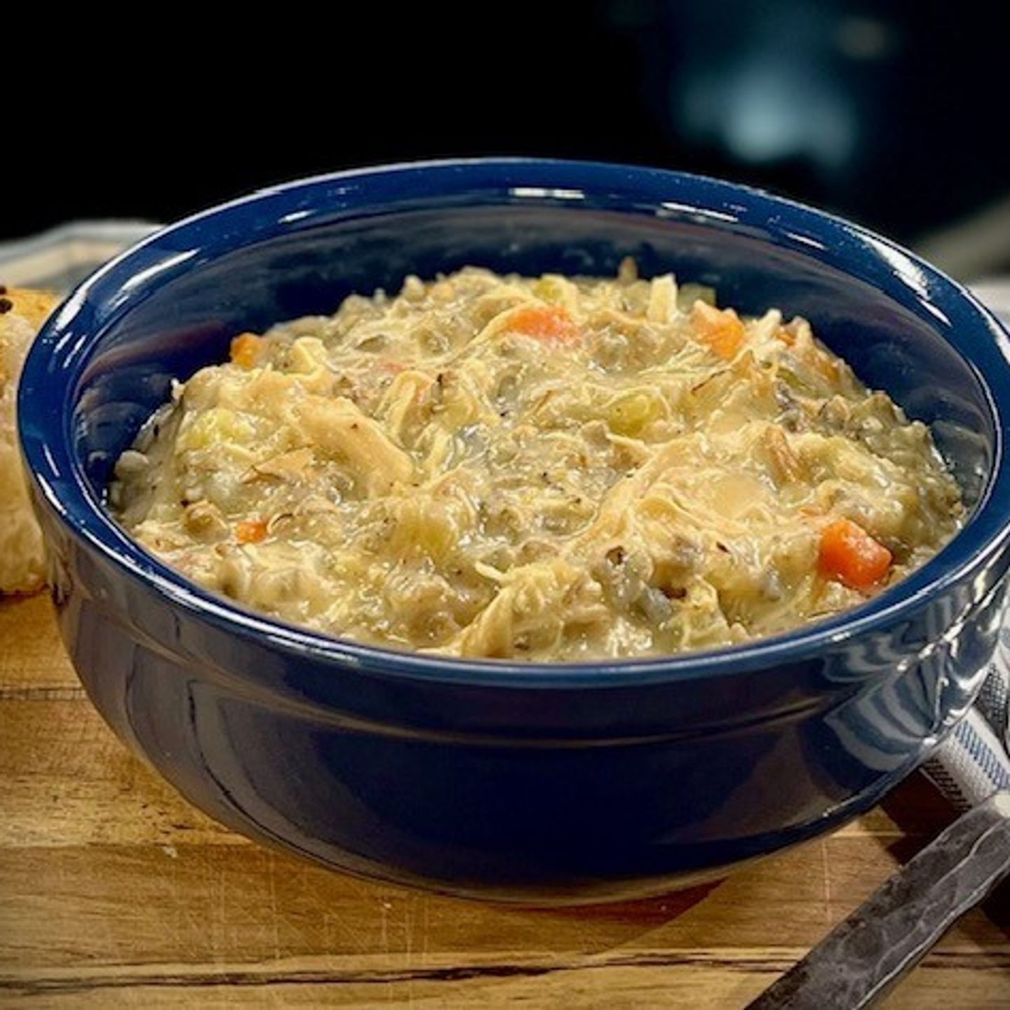 Slow Cooker Creamy Chicken And Wild Rice Soup