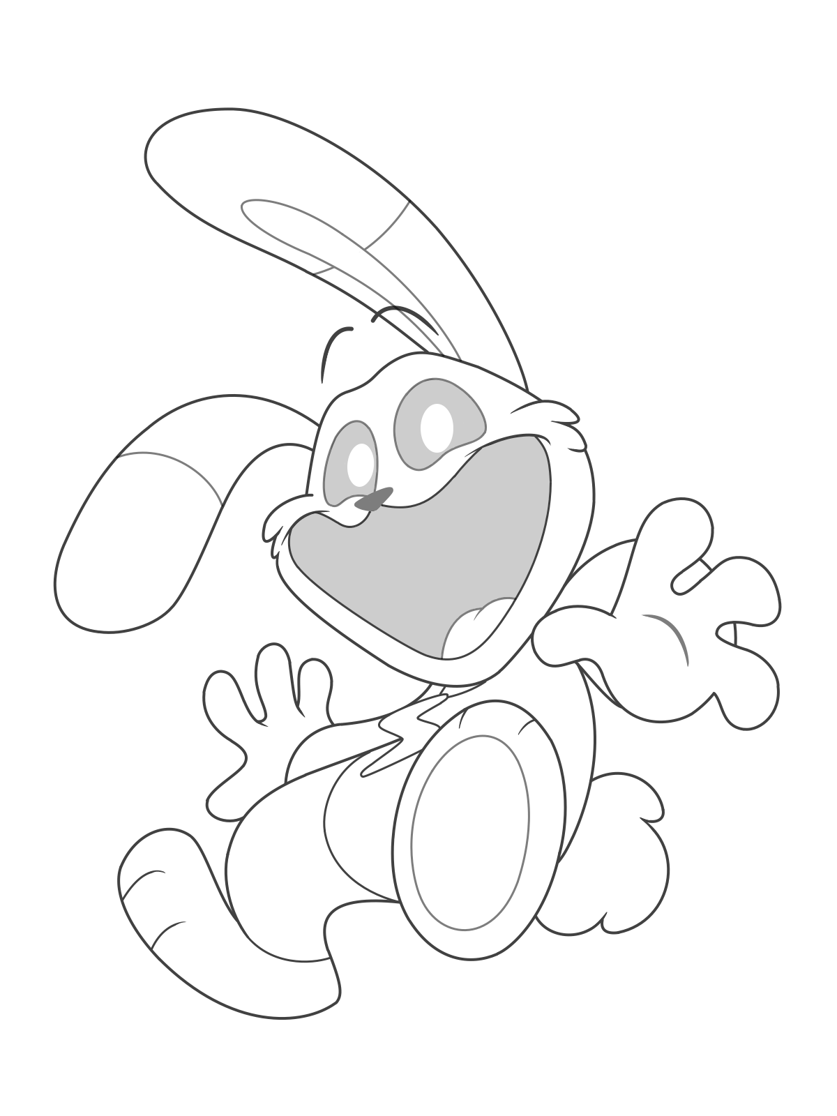 Smiling Critters Coloring Pages Print And Color