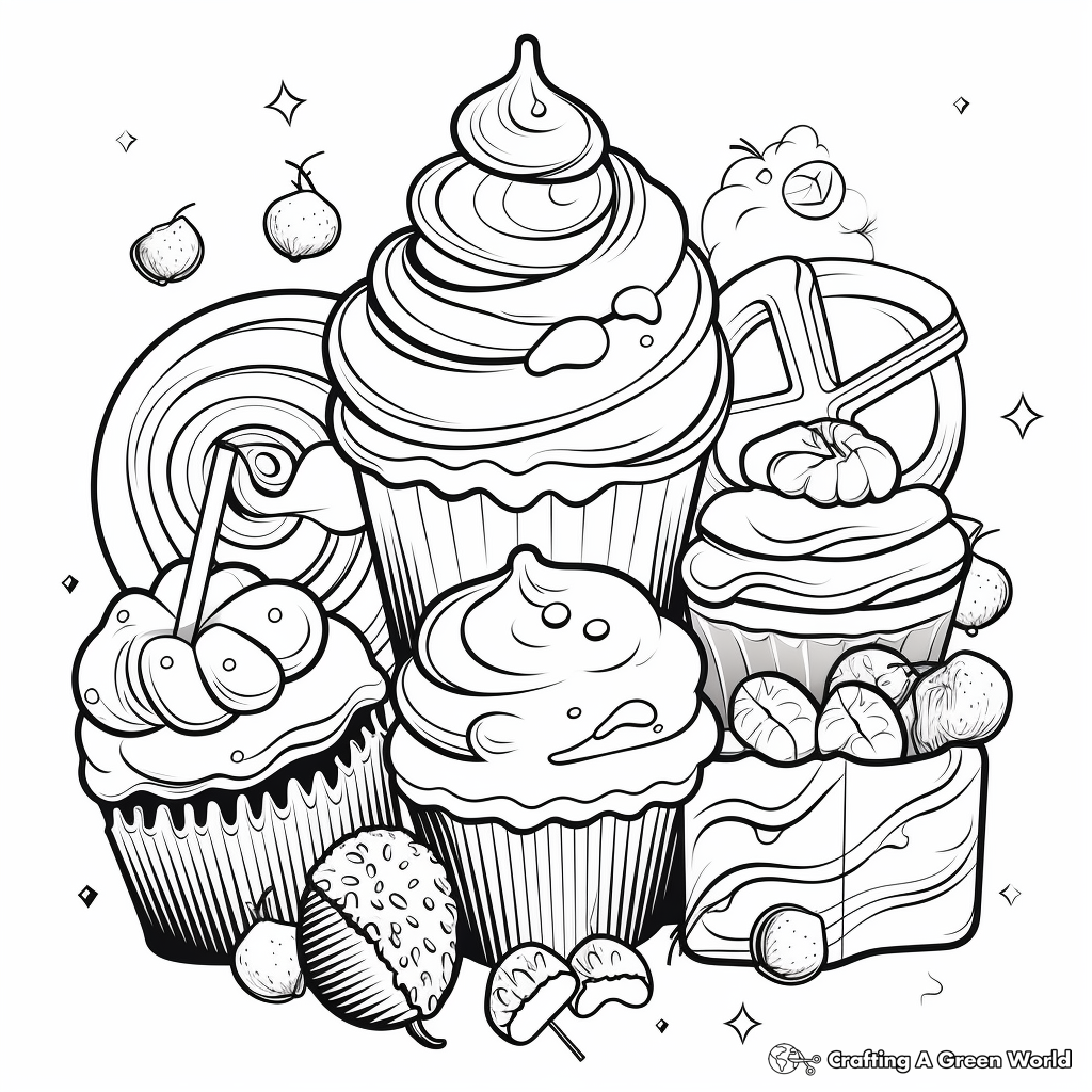 Snack Coloring Pages Free Printable 