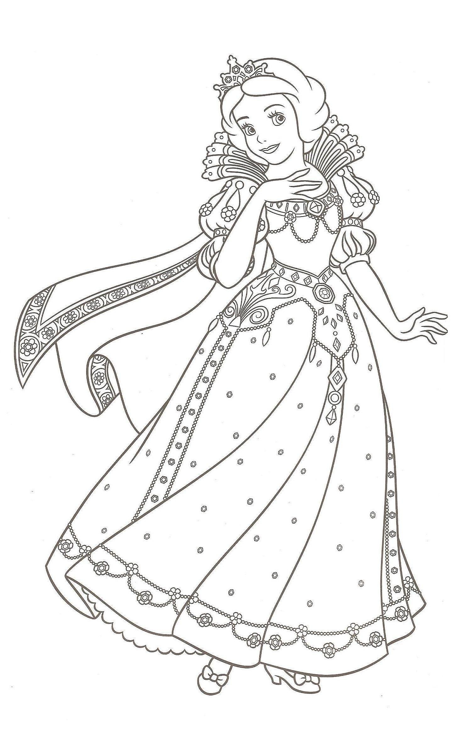 Snow White Free To Color For Children Snow White Coloring Pages
