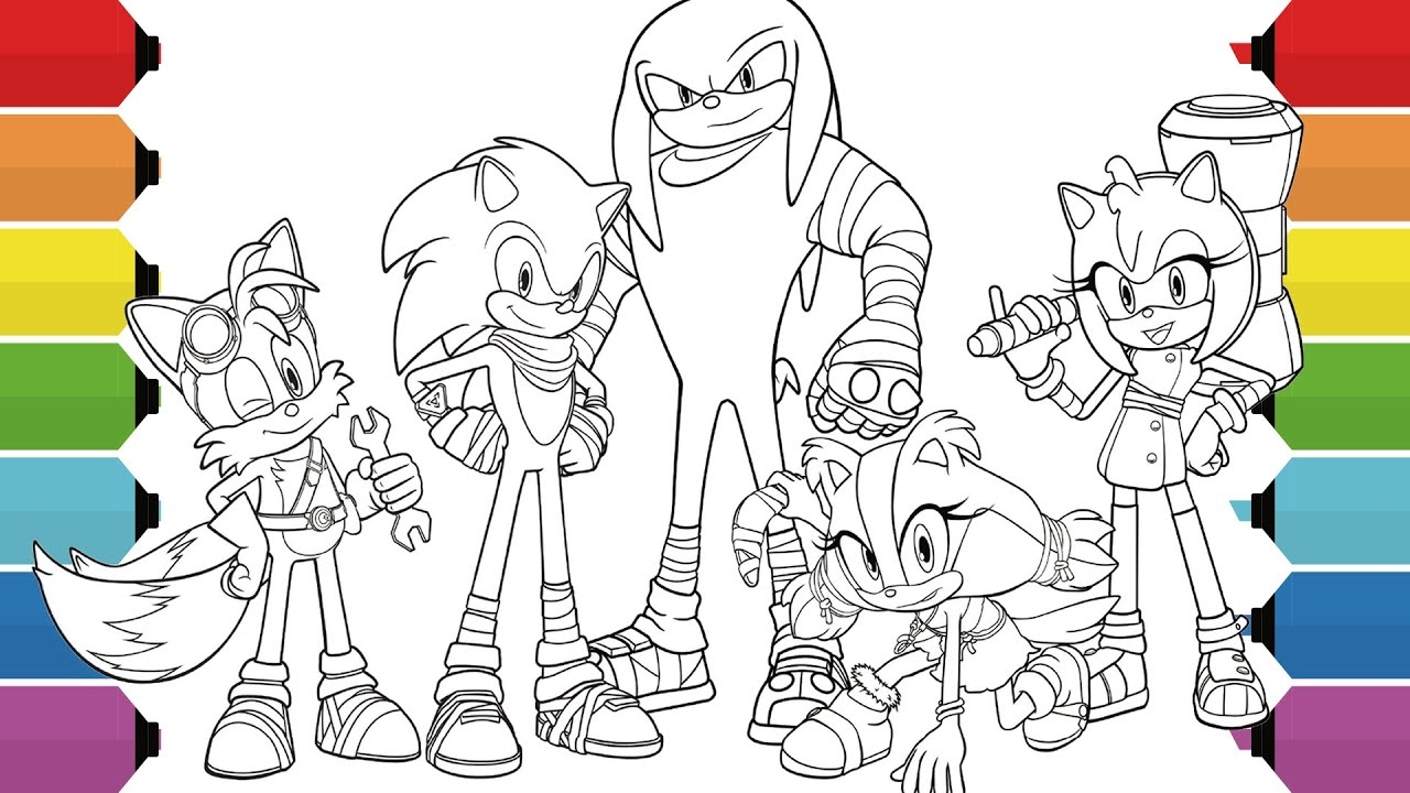 amy and sonic coloring pages
