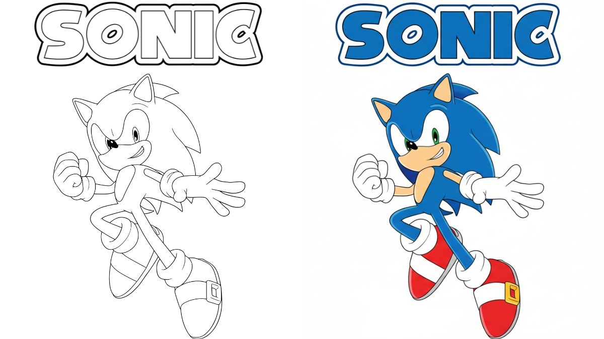 print sonic coloring pages