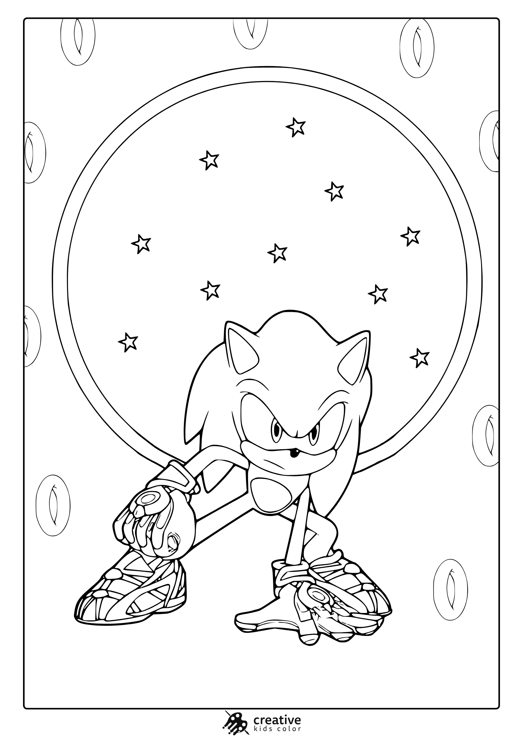 Sonic Coloring Pages Free Printable PDFs 