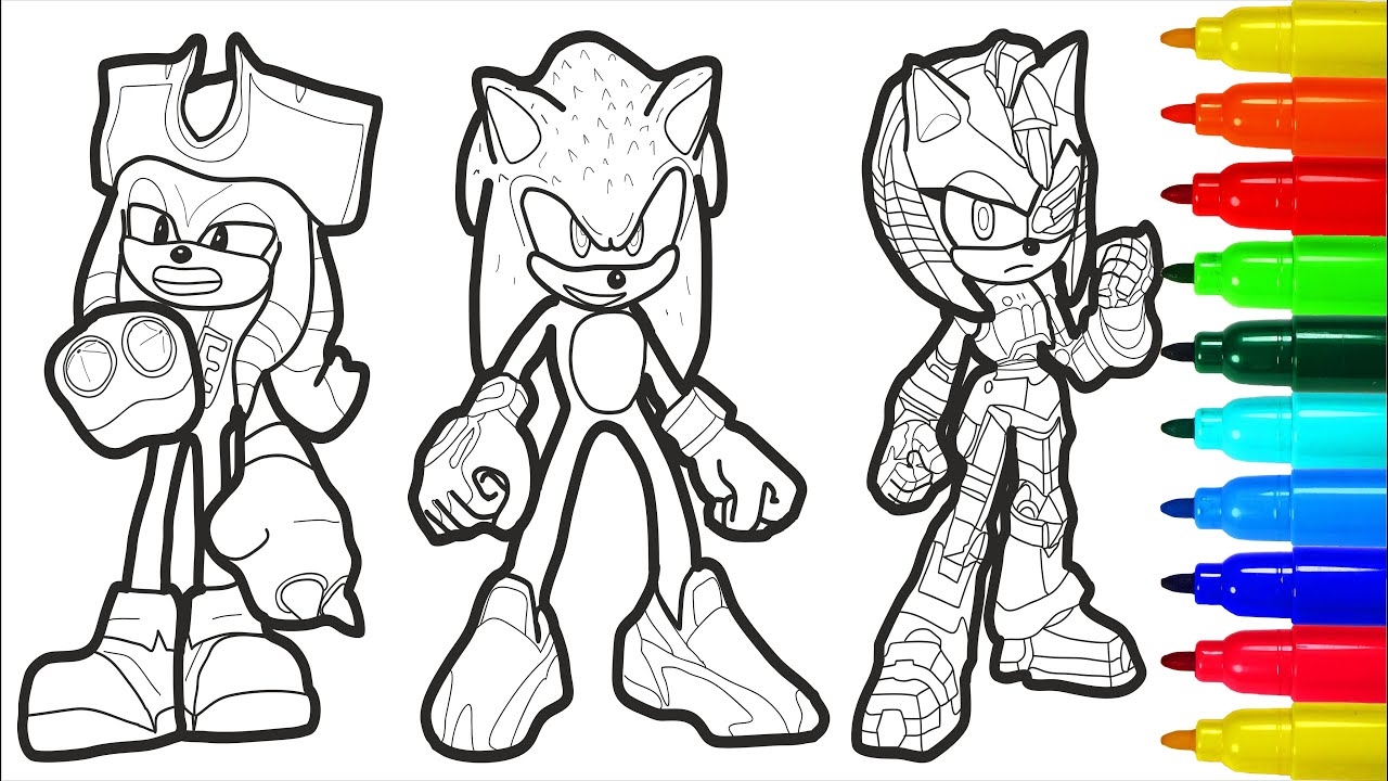 Sonic Prime Coloring Pages YouTube Sonic Prime Coloring Pages YouTube