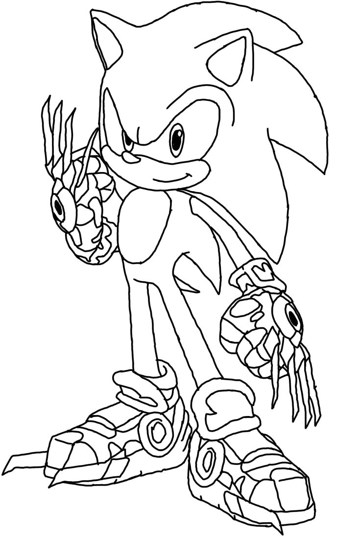 Sonic Prime Coloring Pages Sonic Prime Coloring Pages