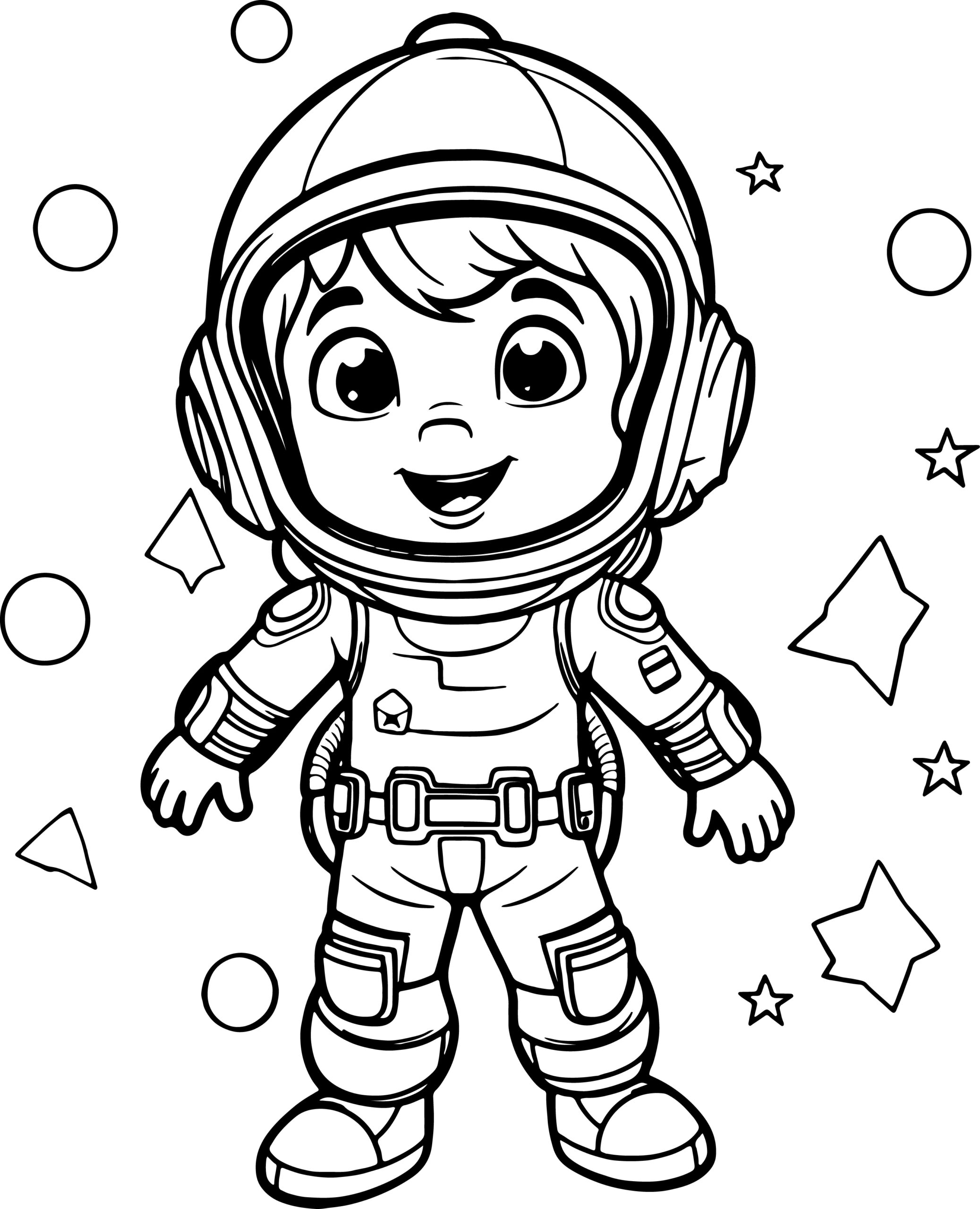 outer space coloring pages