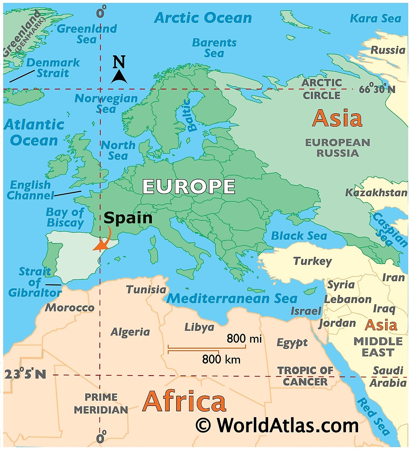 Spain Maps Facts World Atlas
