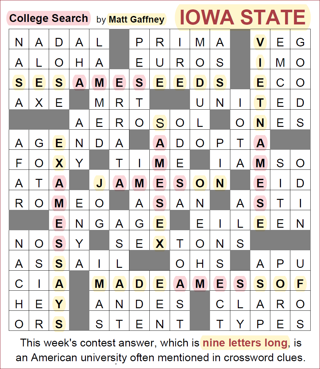 Spoiler Saturday Metapuzzles T Campbell s Grid