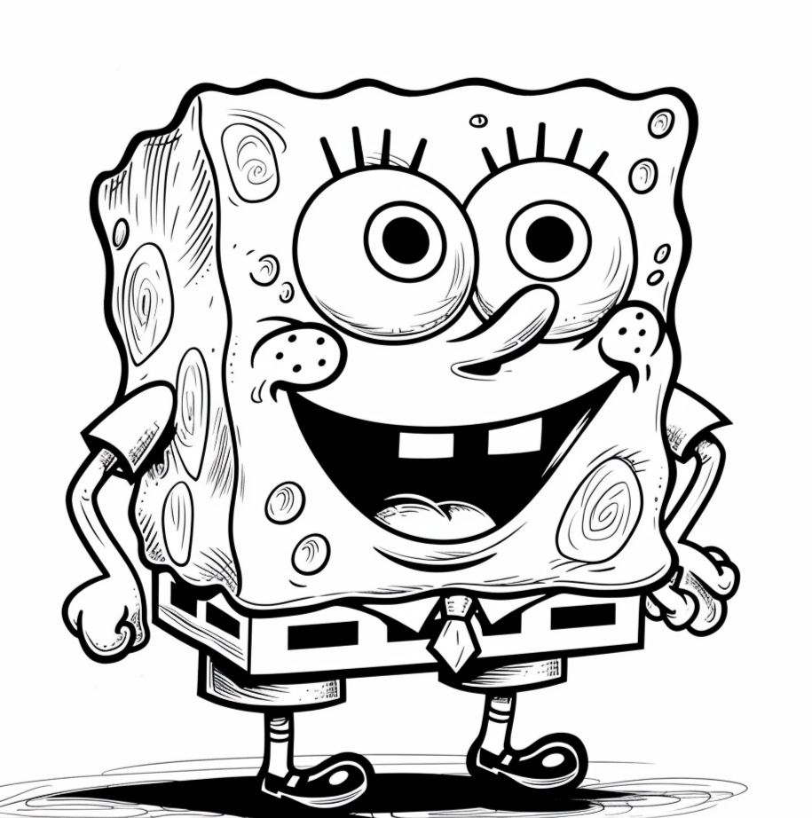 spongebob coloring pages printable