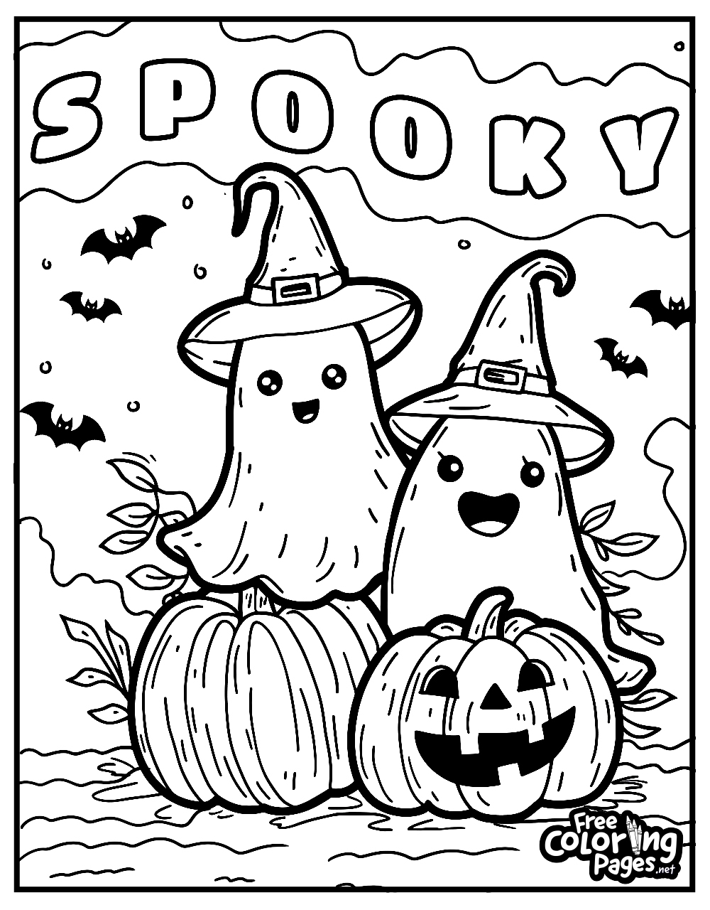 halloween printable coloring sheets