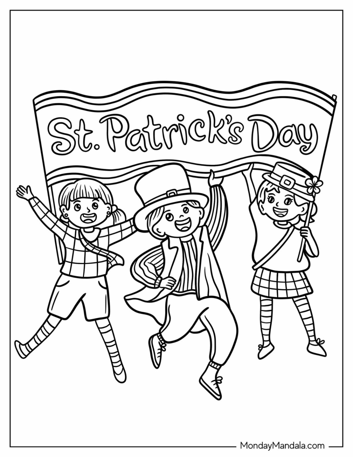 St Patrick s Day Coloring Pages Free PDF Printables 