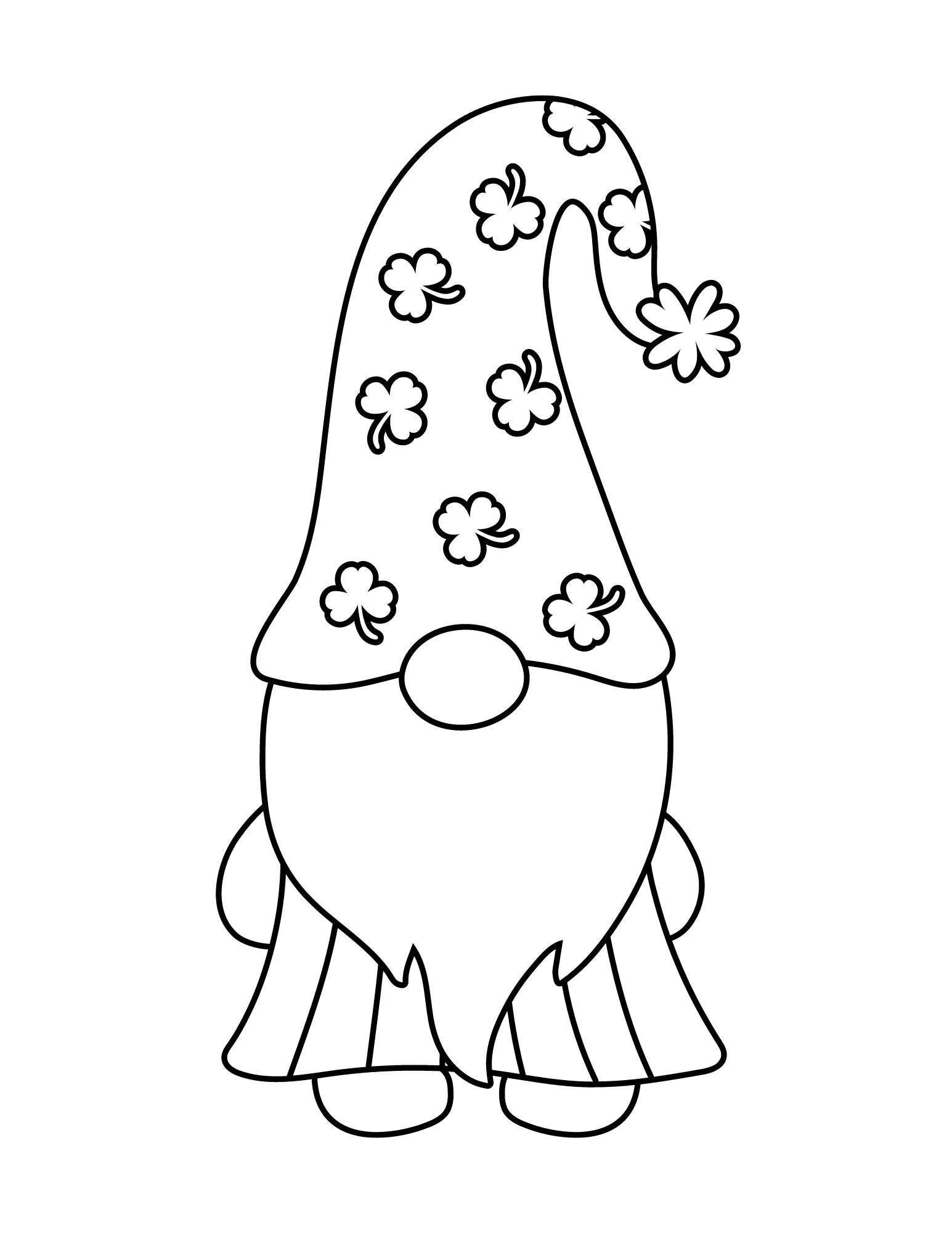 St Patrick s Gnomes Coloring Pages Etsy St Patrick s Gnomes Coloring Pages Etsy