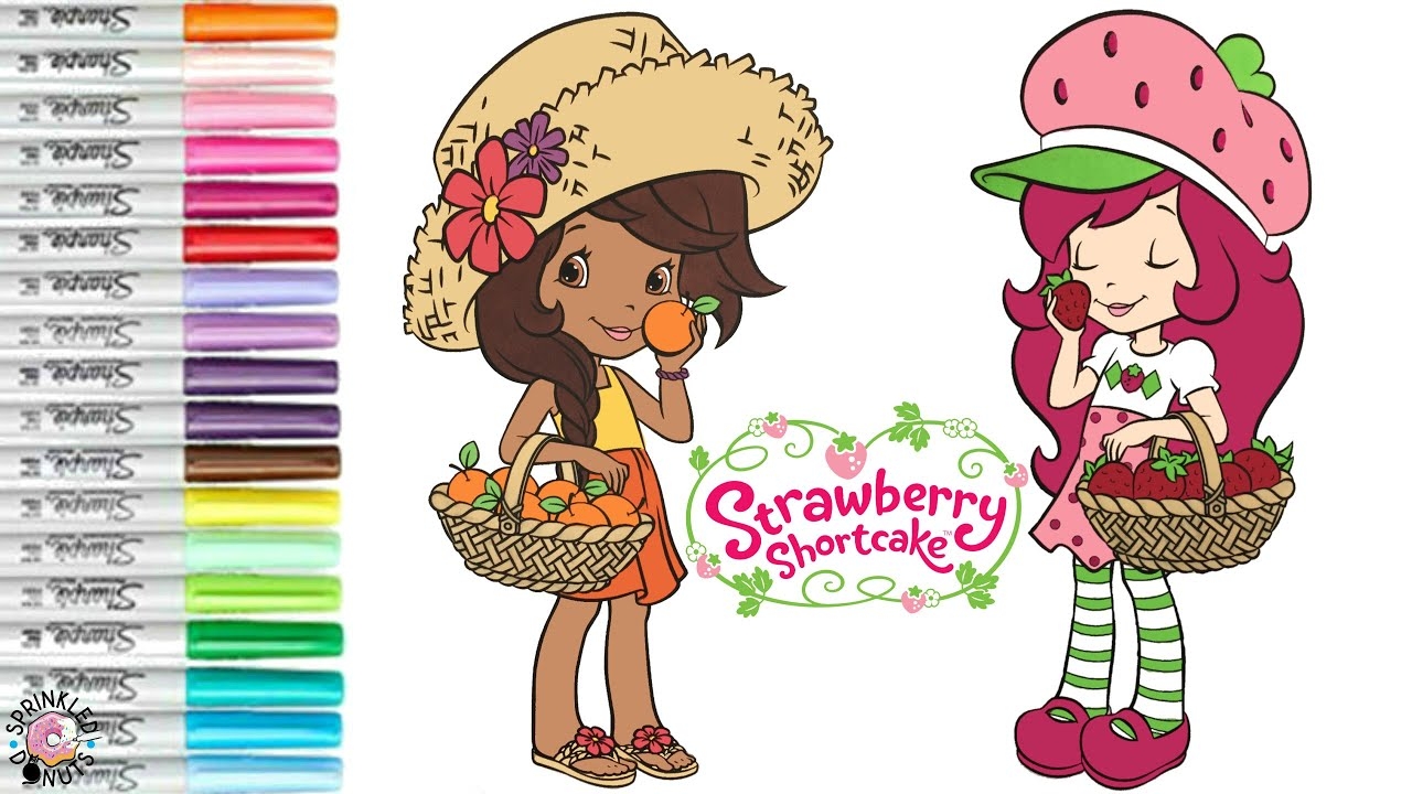 strawberry shortcake coloring book