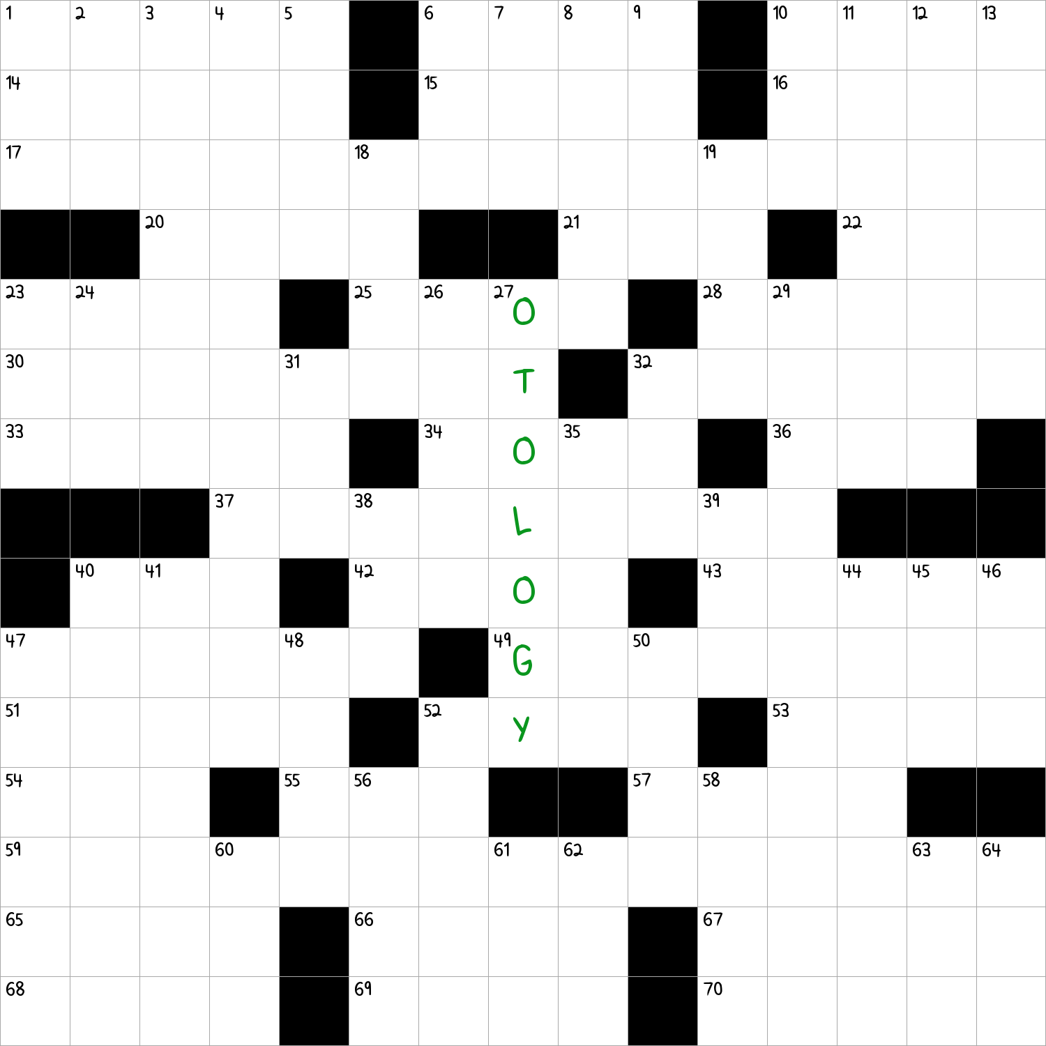 Study Of The Ear NYT Crossword Clue October 30 2024