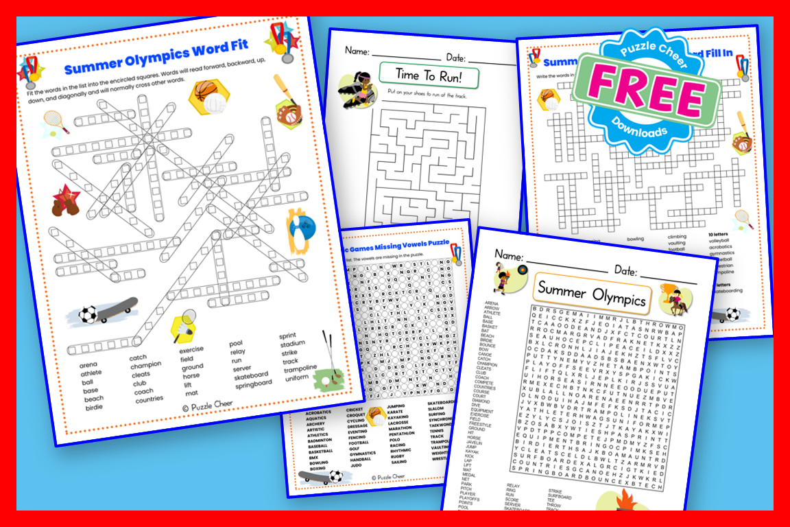 Summer Olympics Puzzle Cheer