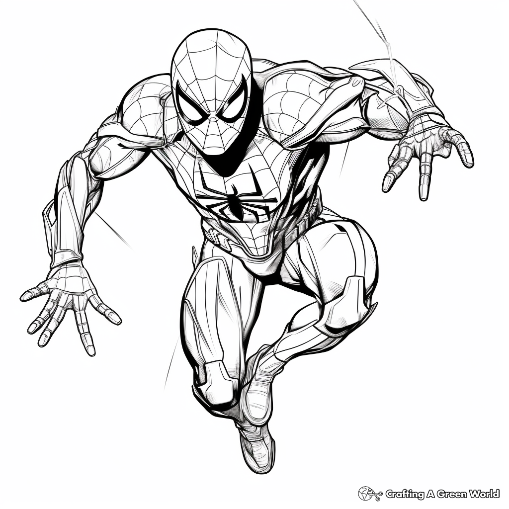 Superhero Coloring Pages Free Printable 