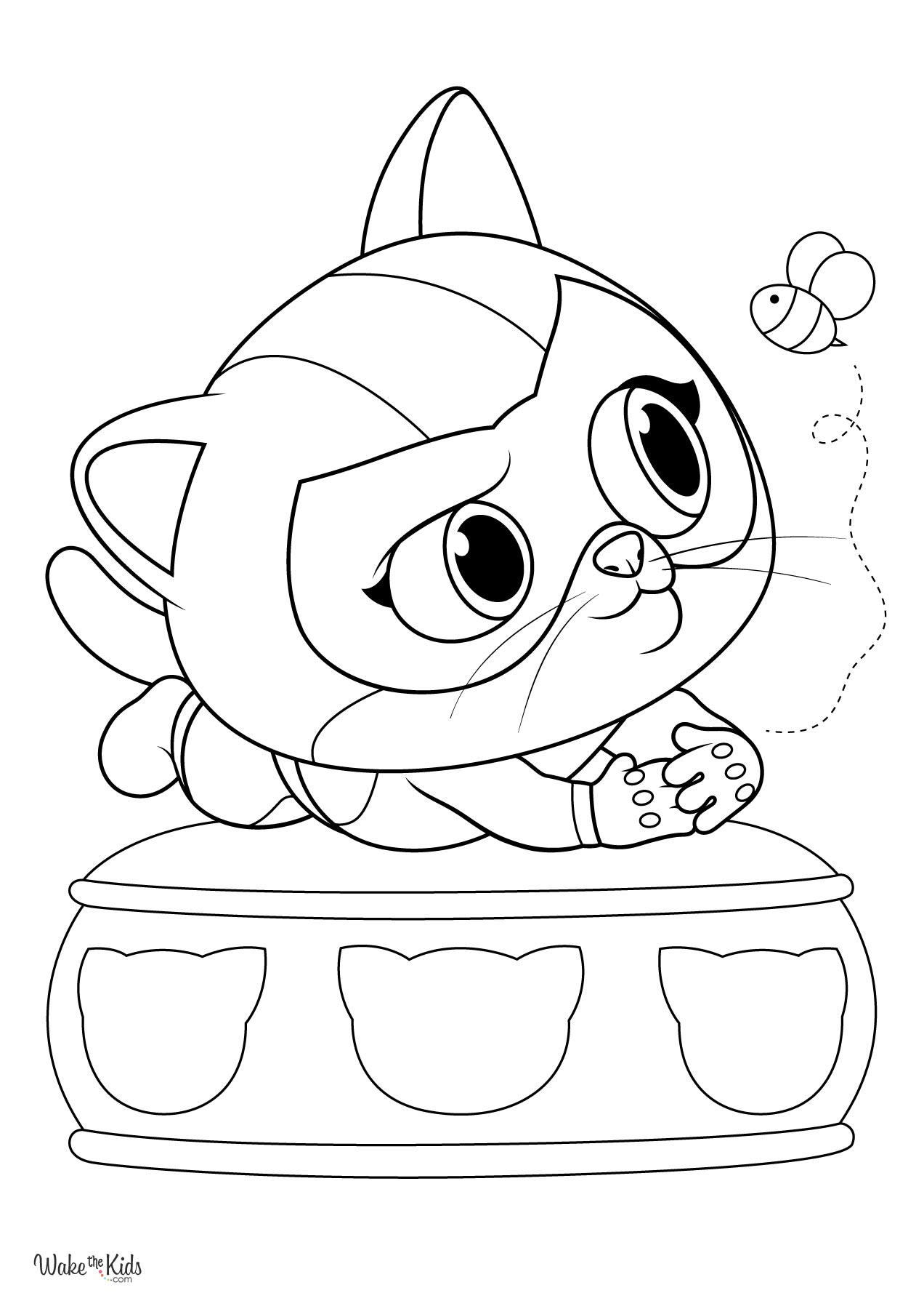 super kitties coloring pages