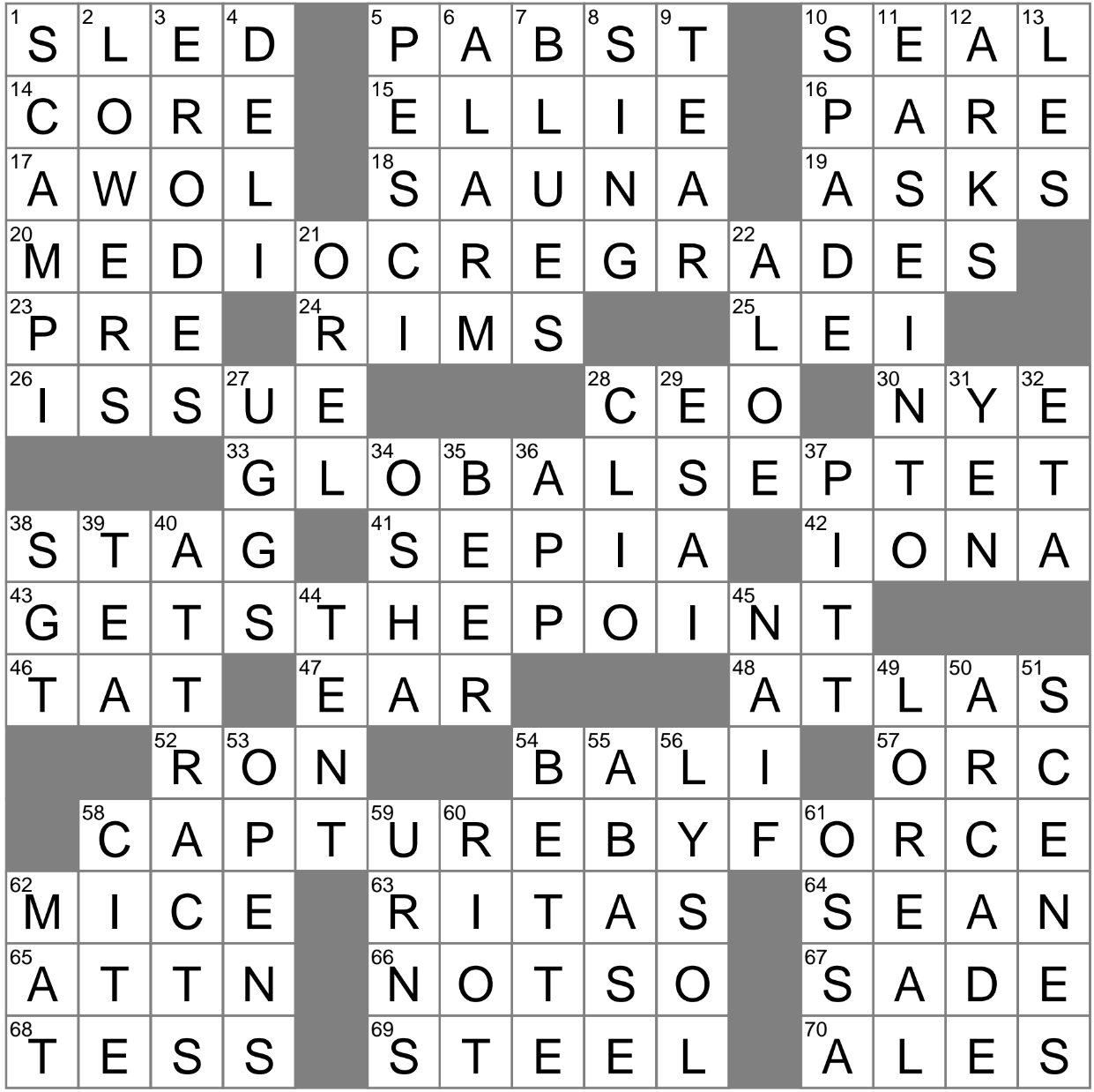 Sven s Transport In Frozen Crossword Clue Archives LAXCrossword