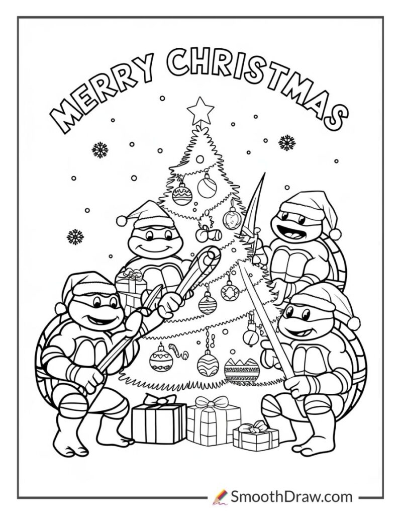 ninja turtles coloring pages