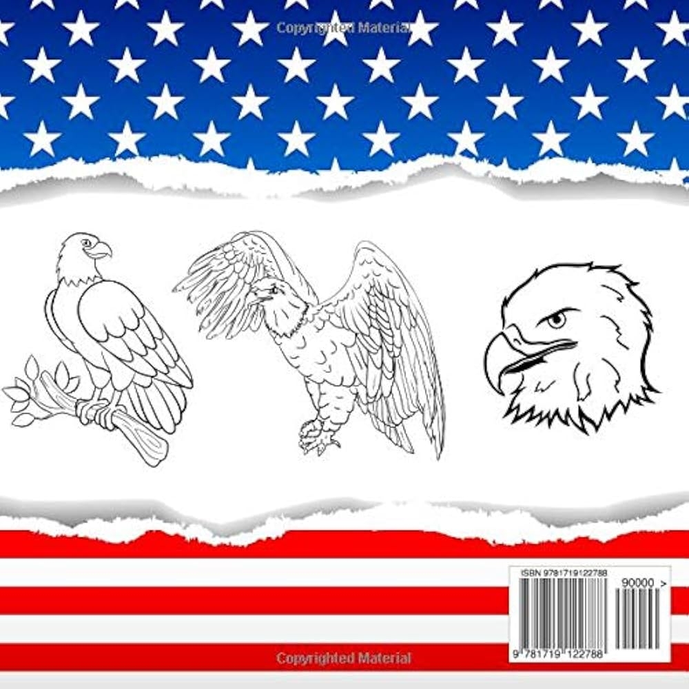 us flag coloring book