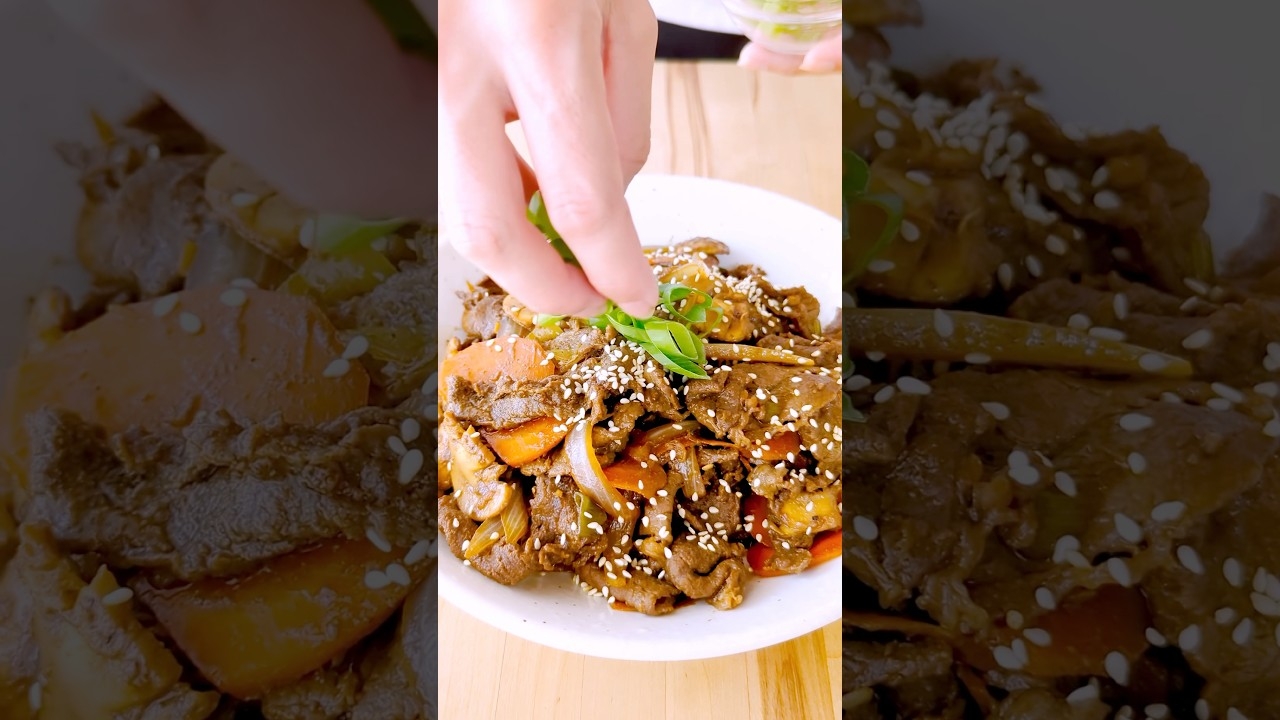The Easiest Korean Beef Bulgogi dinnerrecipe YouTube